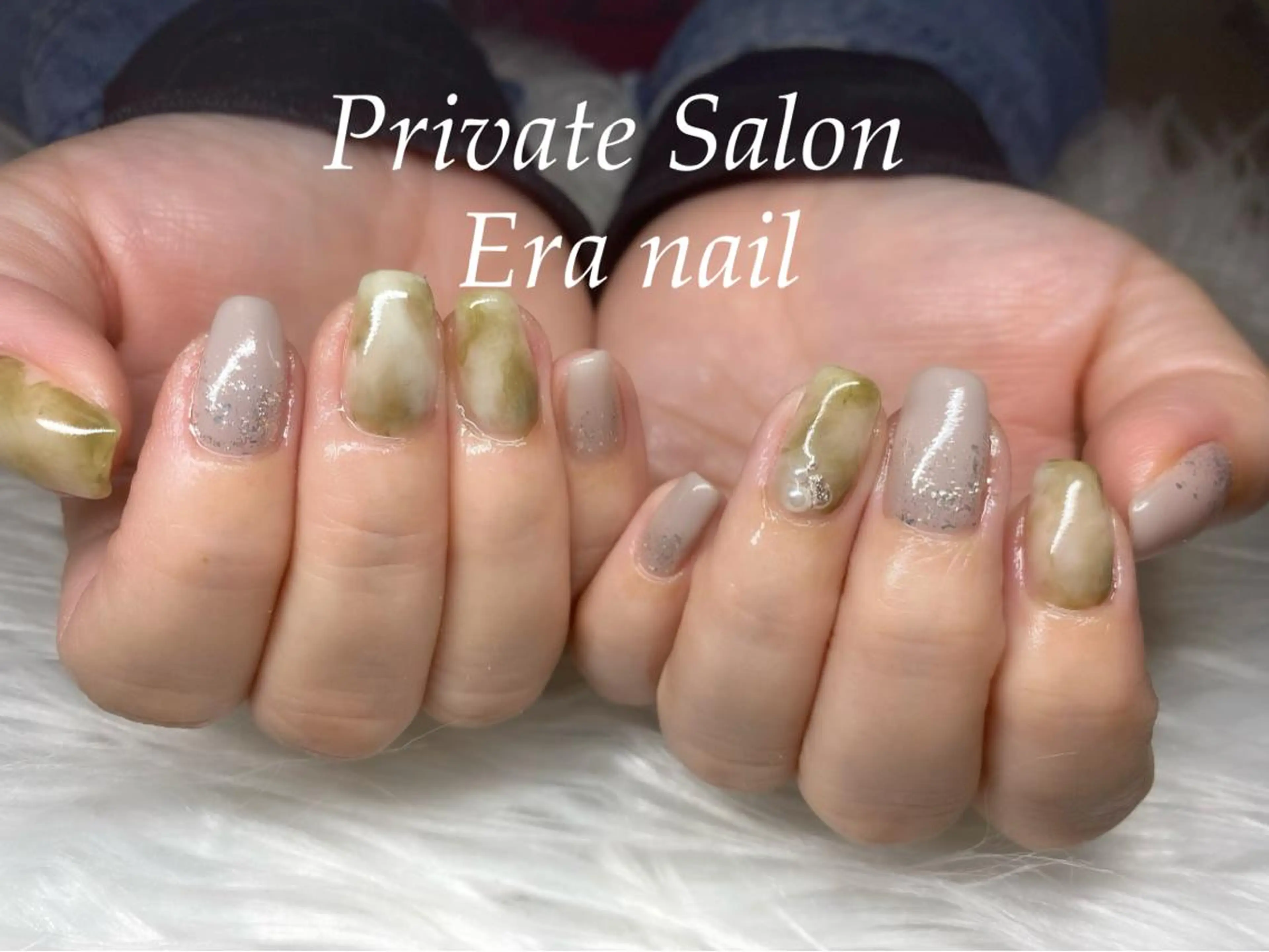 ネイル 大理石ネイル(マーブル) Era nailのネイルデザイン