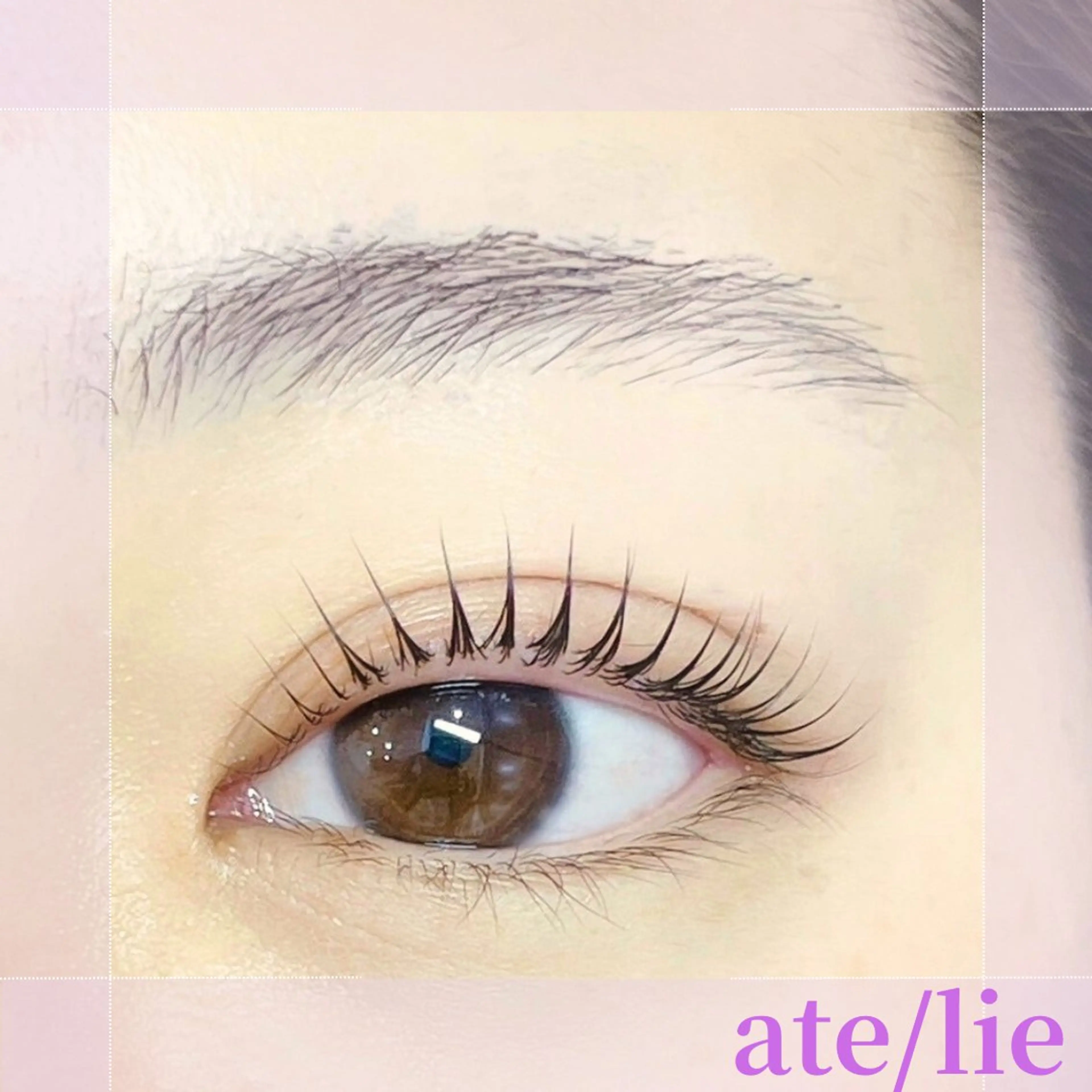 マツエク・マツパ マツパ ate/lie アテリアのマツエク・マツパデザイン