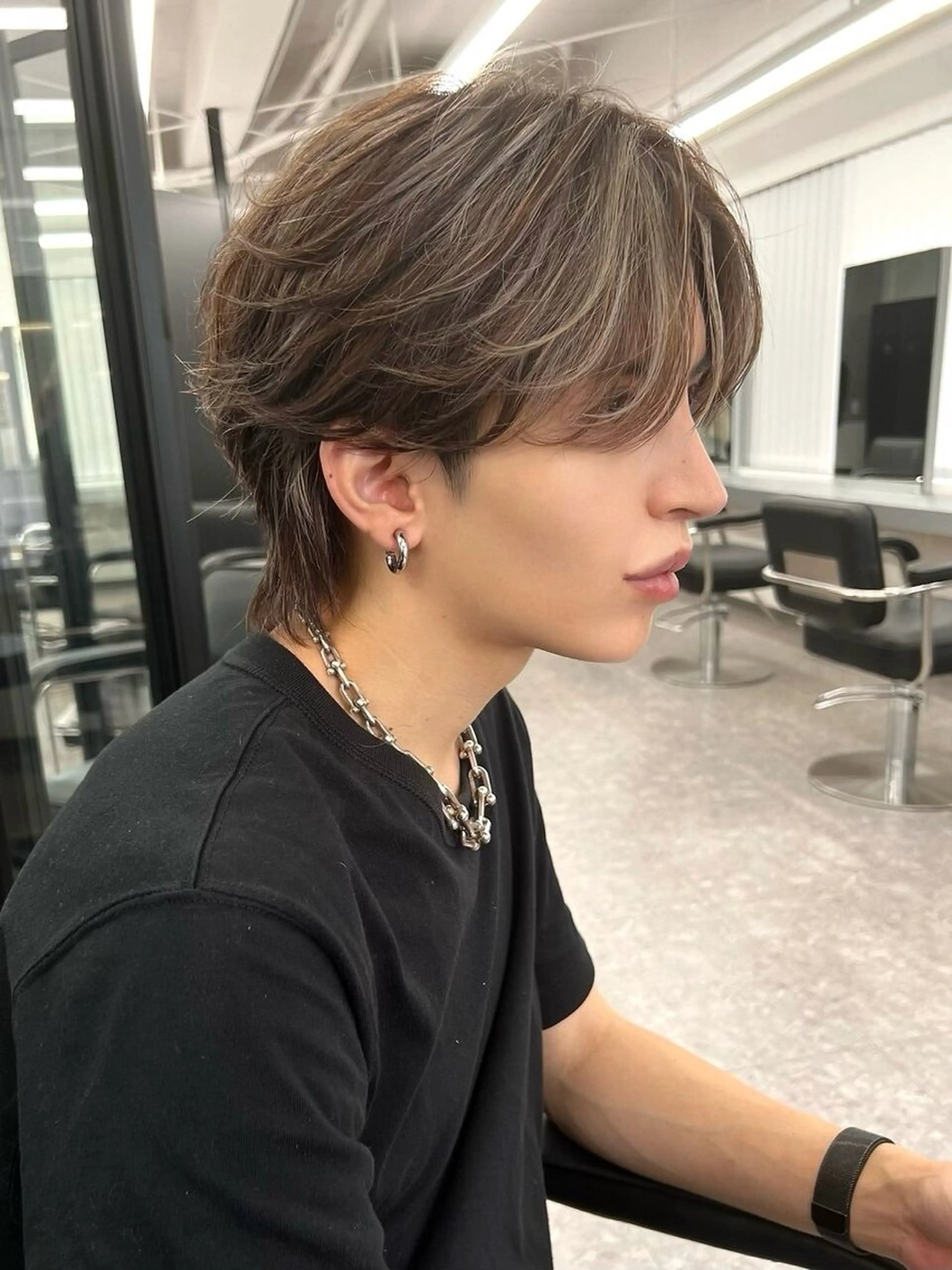 ショート カラー メンズ メンズスタイリスト 前田雄輝のヘアスタイル