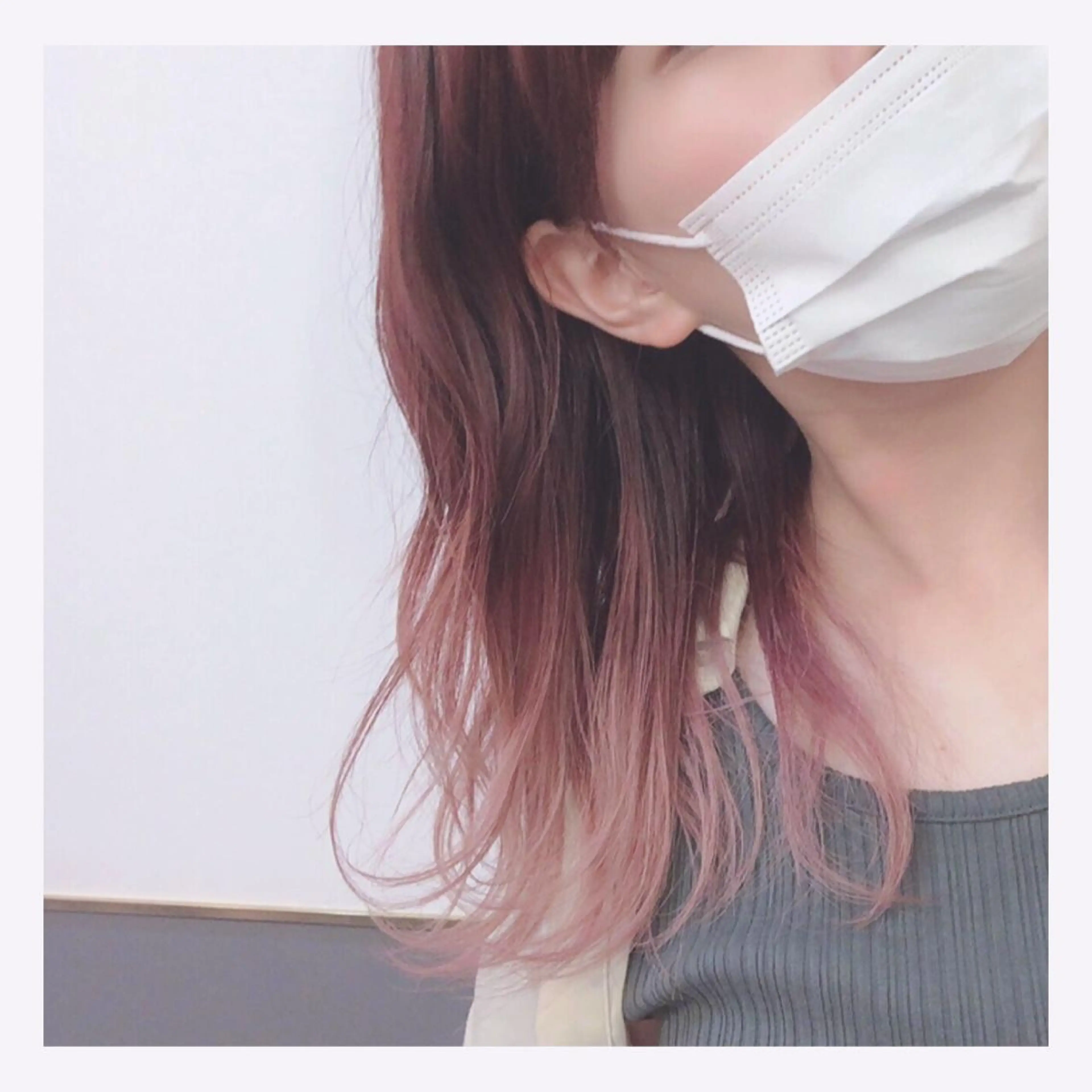 カラー ブリーチ ブラウンカラー グラデーションカラー ピンクカラー THE BALM🤎 沖田のマツエク・マツパデザイン