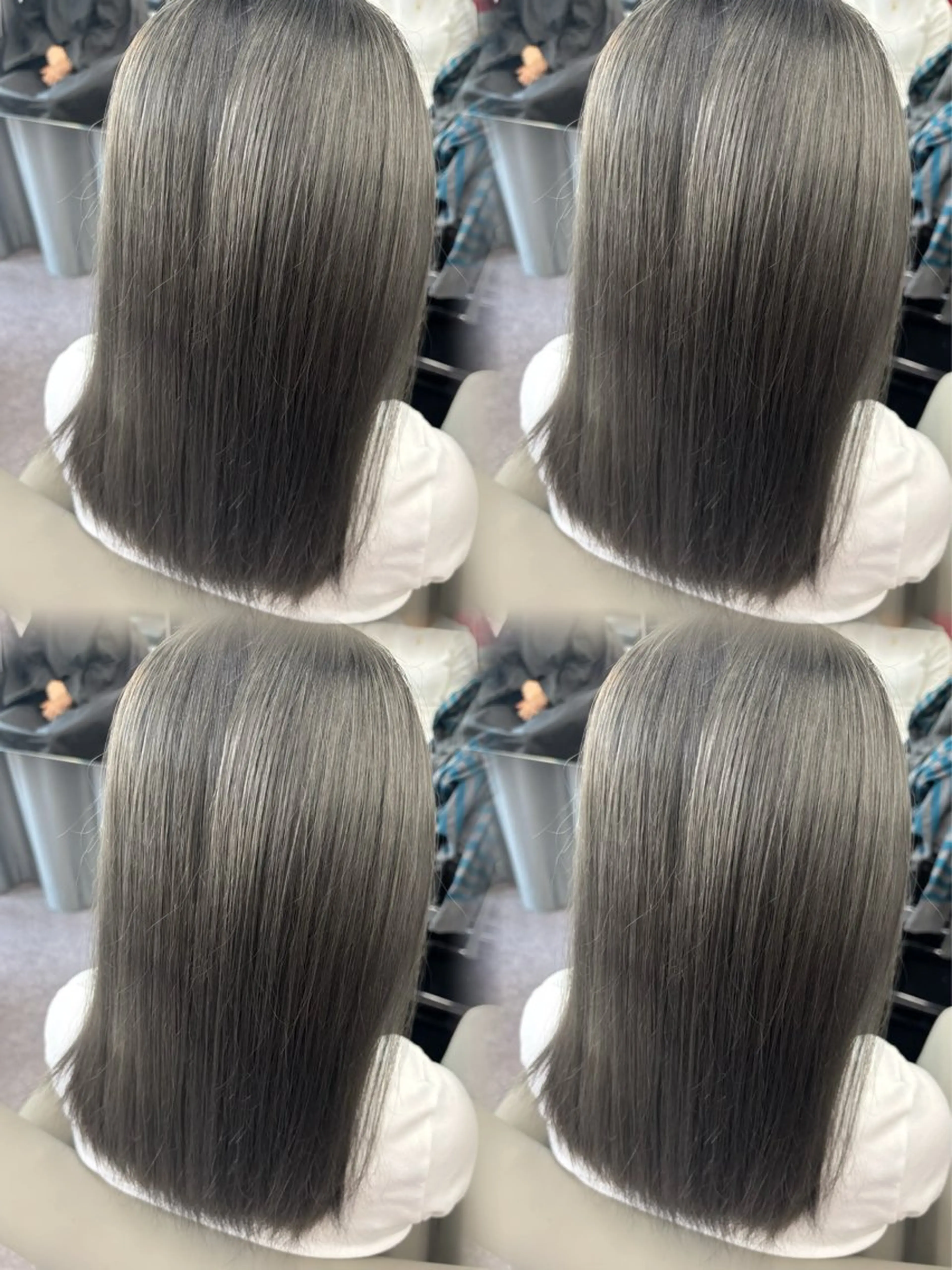 💎3月4月限定価格💎最高峰プレミアムサブリミック髪質改善トリートメント＋艶髪カラー超音波スチーマー付き🦋𓂃の写真