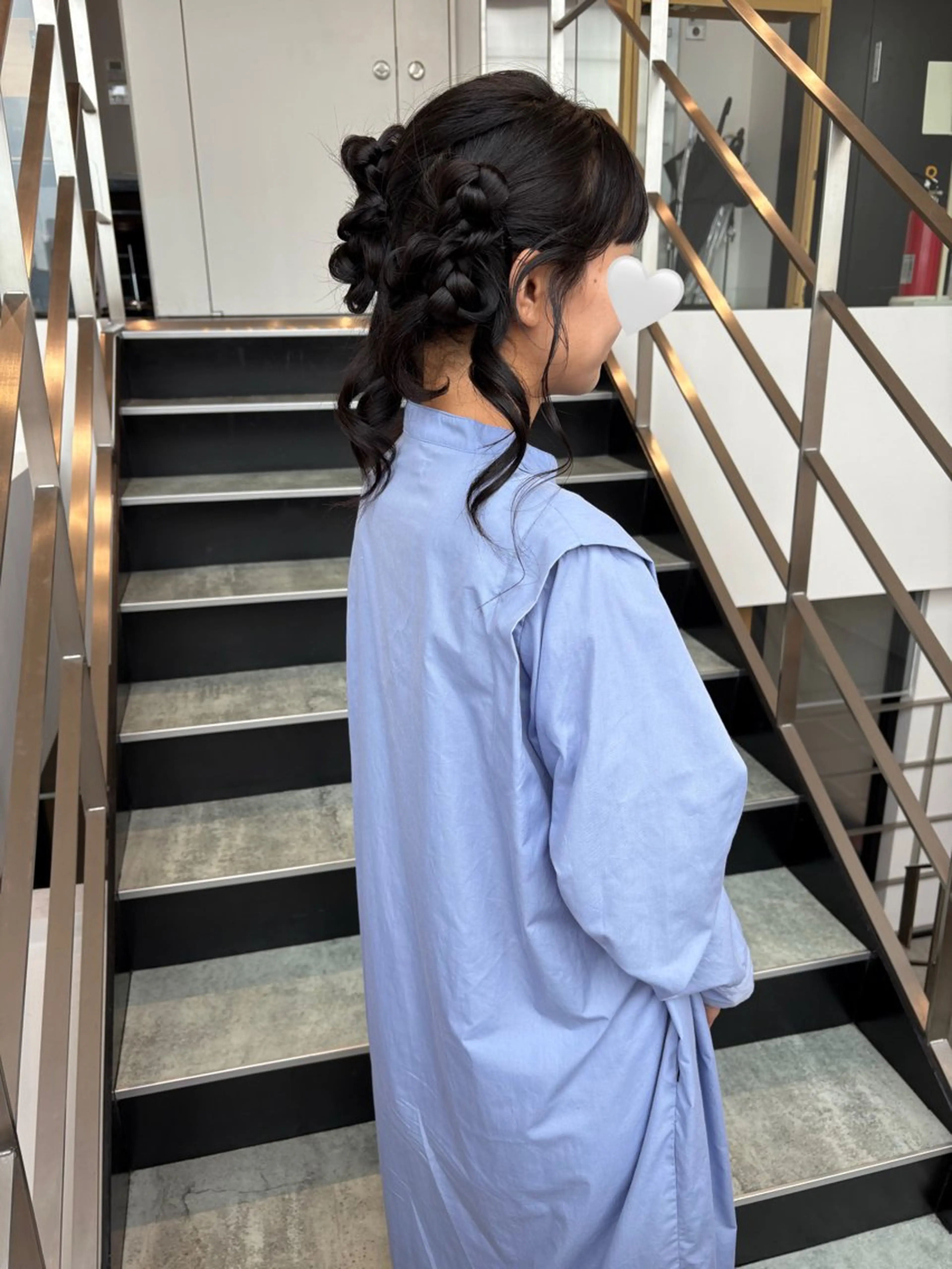 ロング ヘアアレンジ 韓国風ヘア ヘアセット mao ｜ 柔らか艶カラー🫧のヘアスタイル