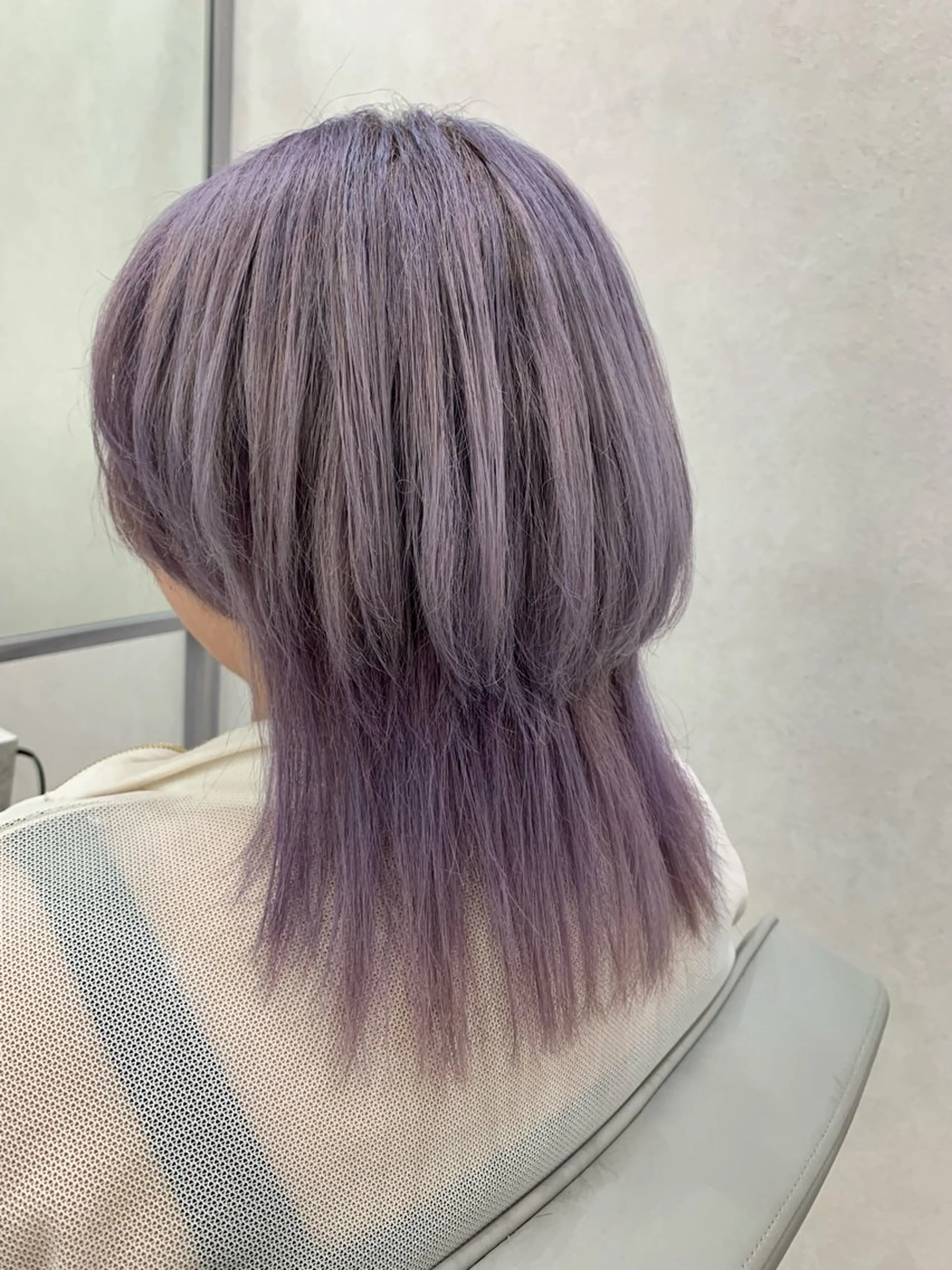 ミディアム アッシュ ウルフカット 大人ヘア✨髪質改善 ✨艶髪＊今泉のヘアスタイル