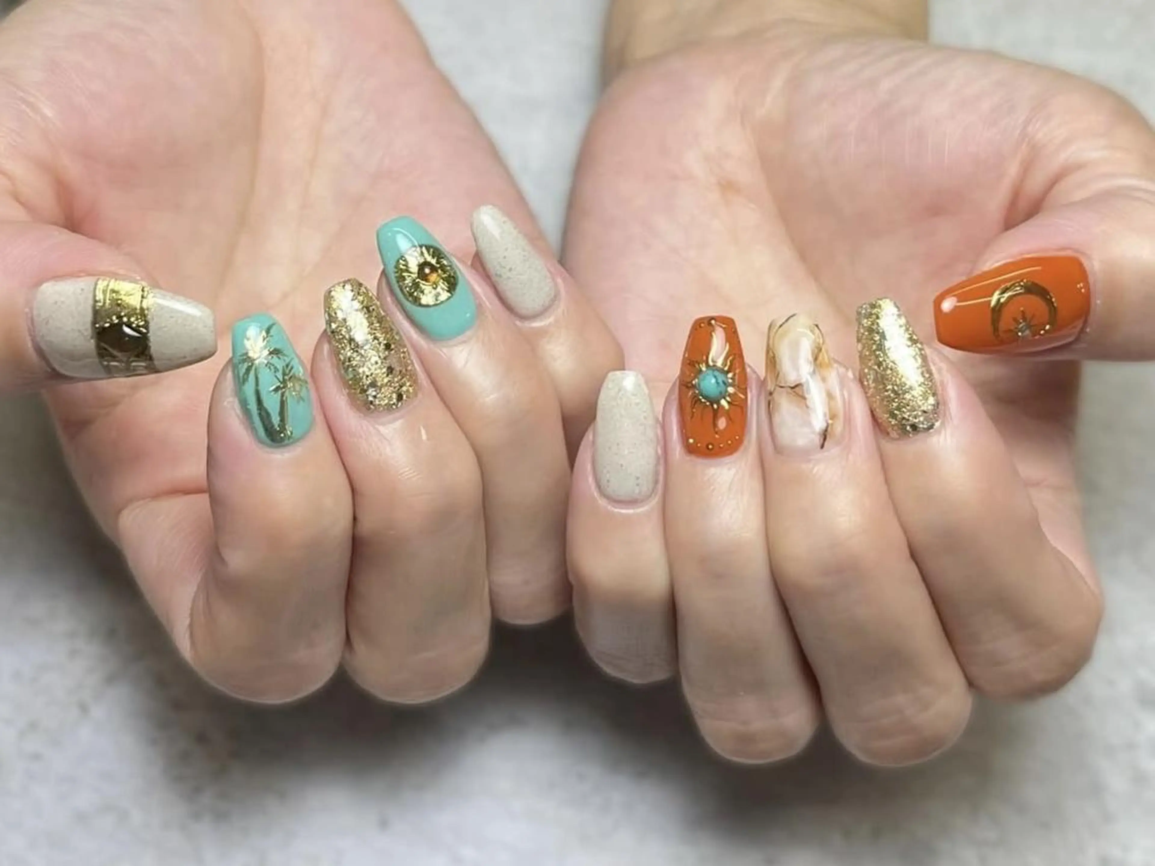 ネイル ハンドネイル BURGUNDY norikoのネイルデザイン