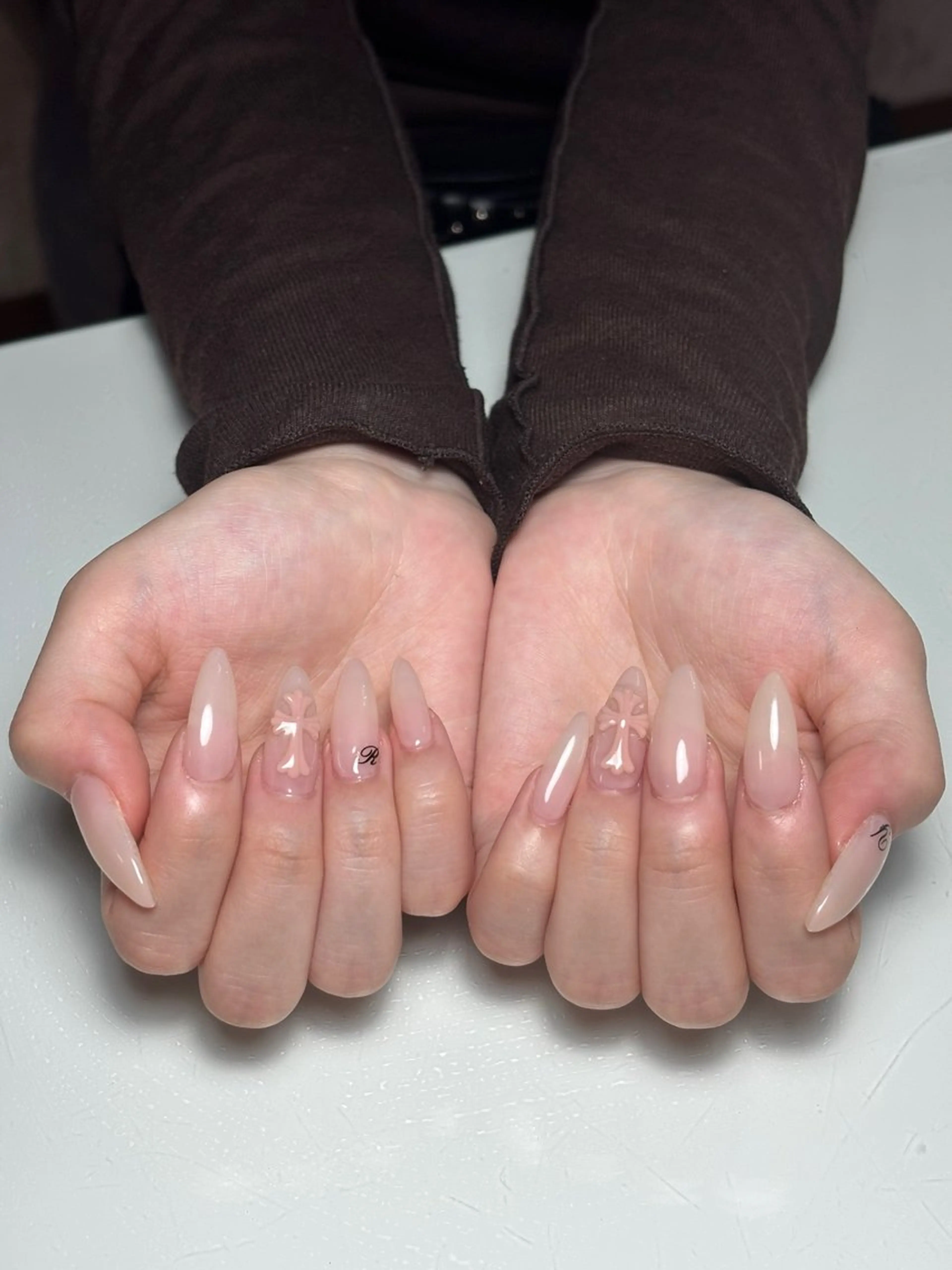 ネイル ハンドネイル Yuna ⟡.·*.のネイルデザイン