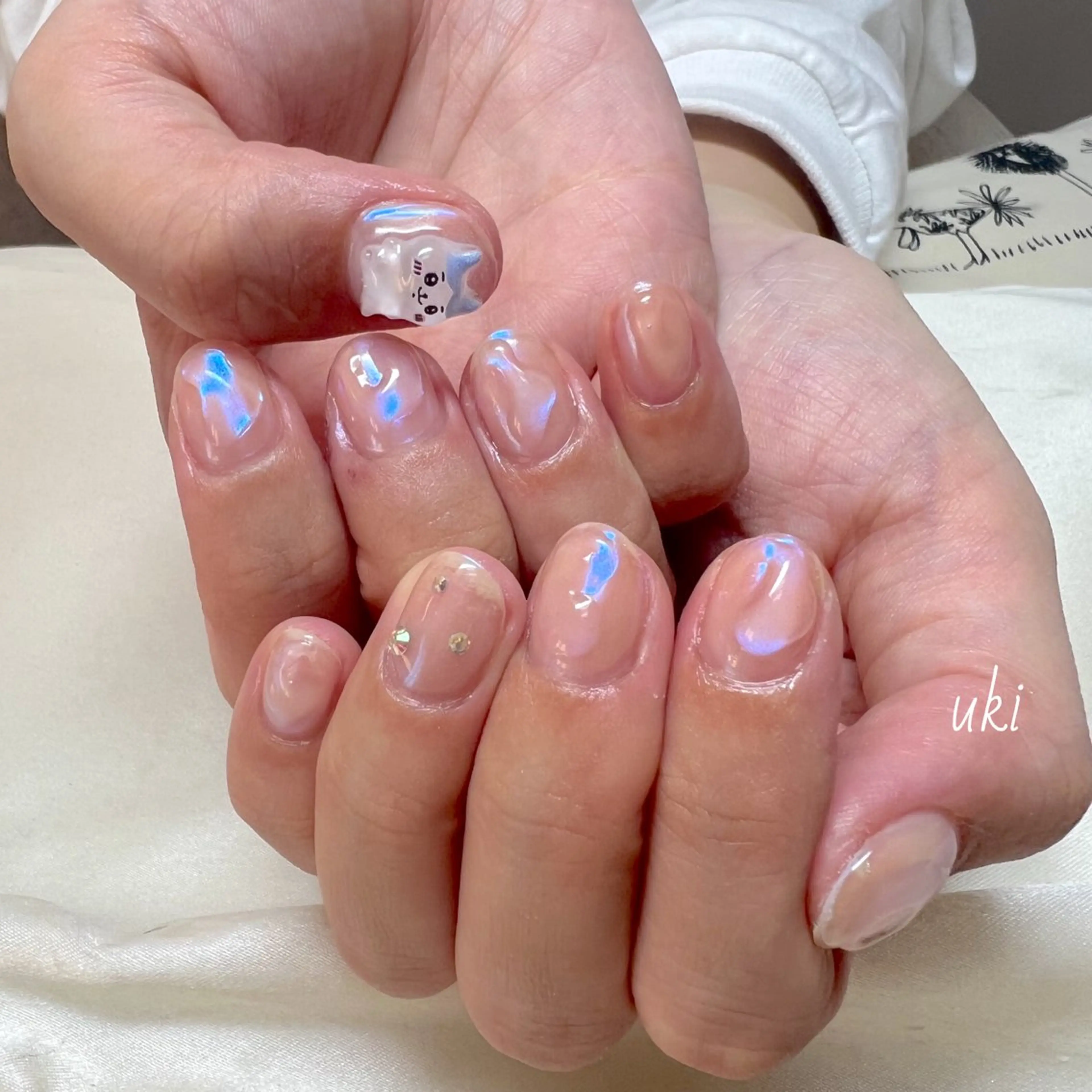 ネイル オーロラネイル ハンドネイル Ameri nail /UKIのネイルデザイン