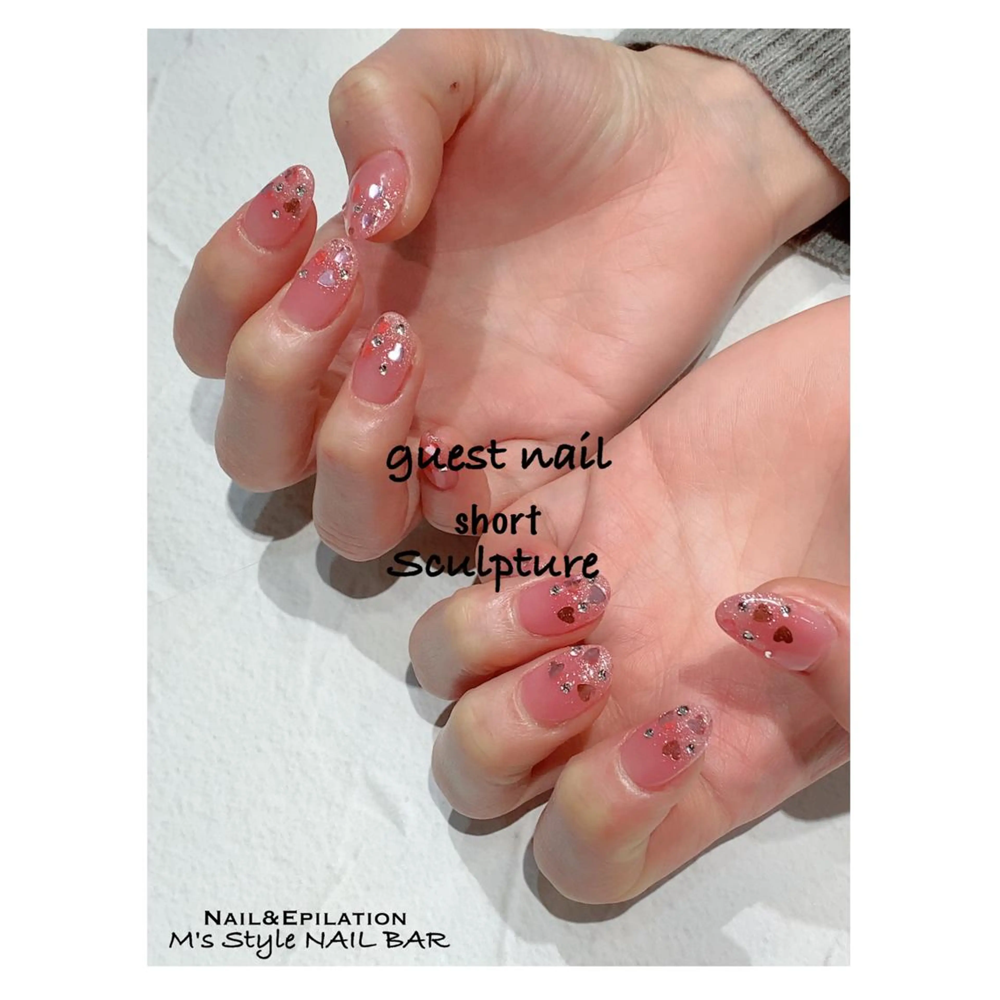 ネイル 成人式 韓国ネイル ロングネイル マグネットネイル ミディアムネイル ハンドネイル M's Style NAIL BARのネイルデザイン