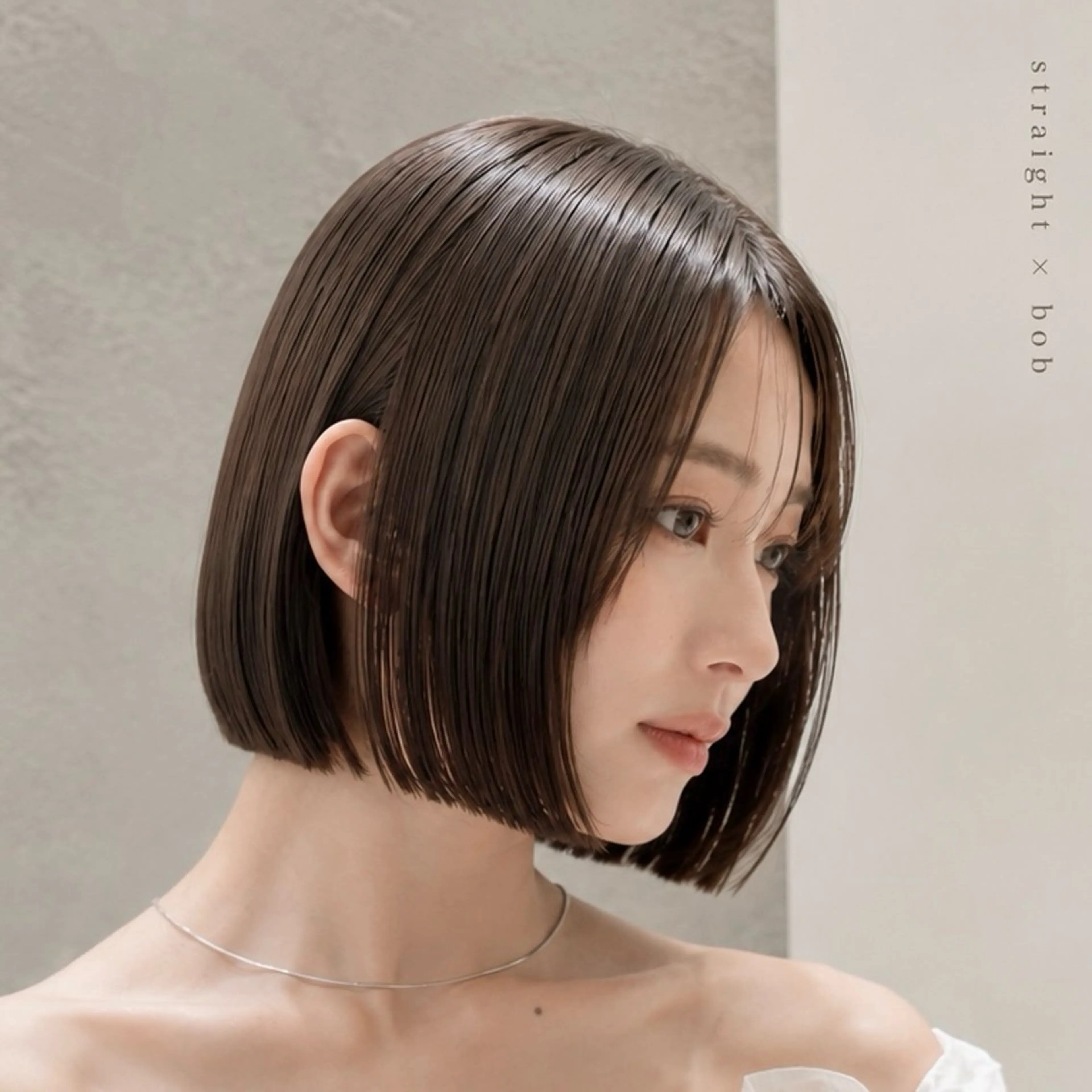 ショート ボブ／艶カラー ❣️マナミのヘアスタイル