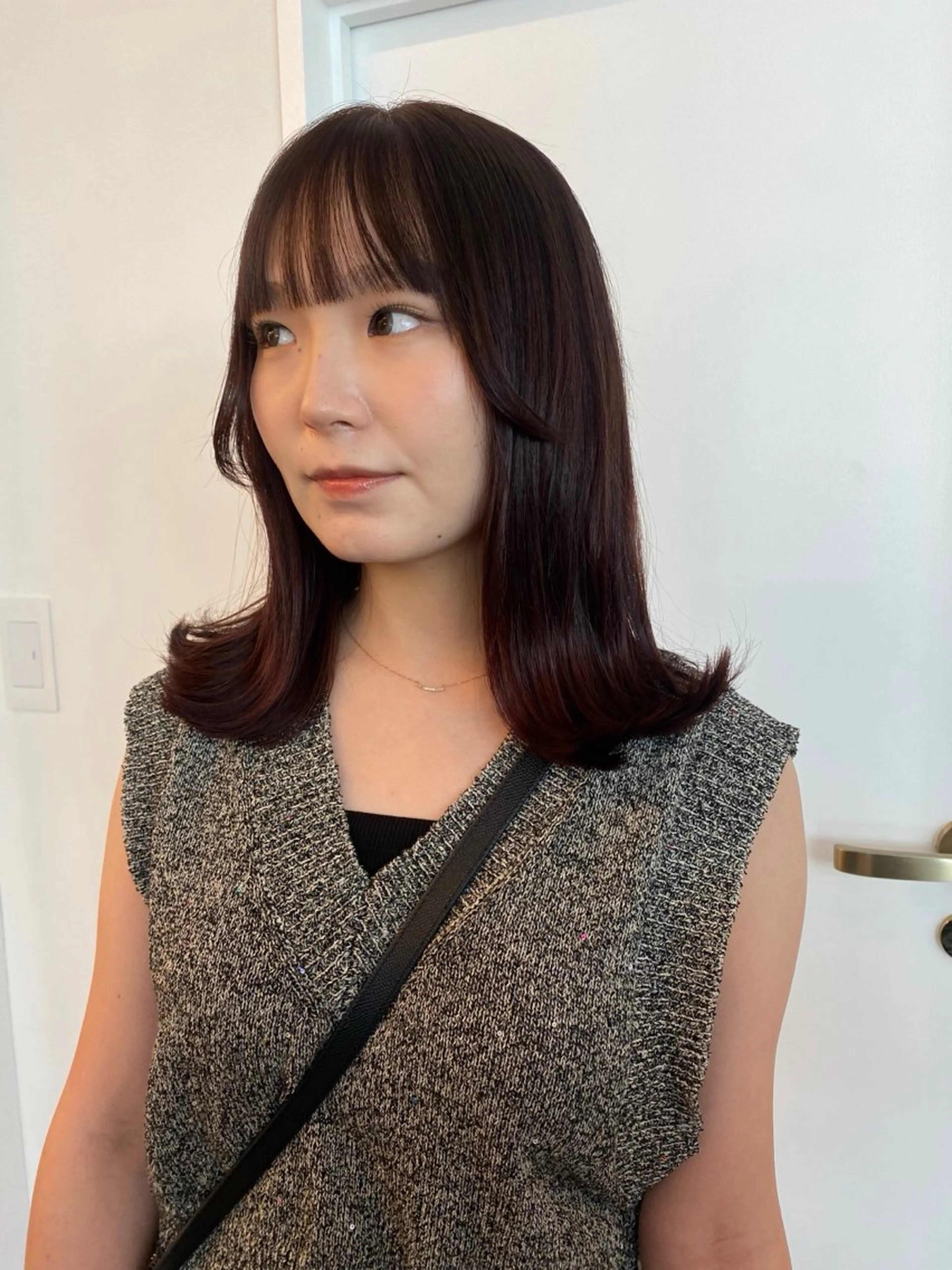 セミロング カラー ichika/福岡 /透明感カラー🤎のヘアスタイル