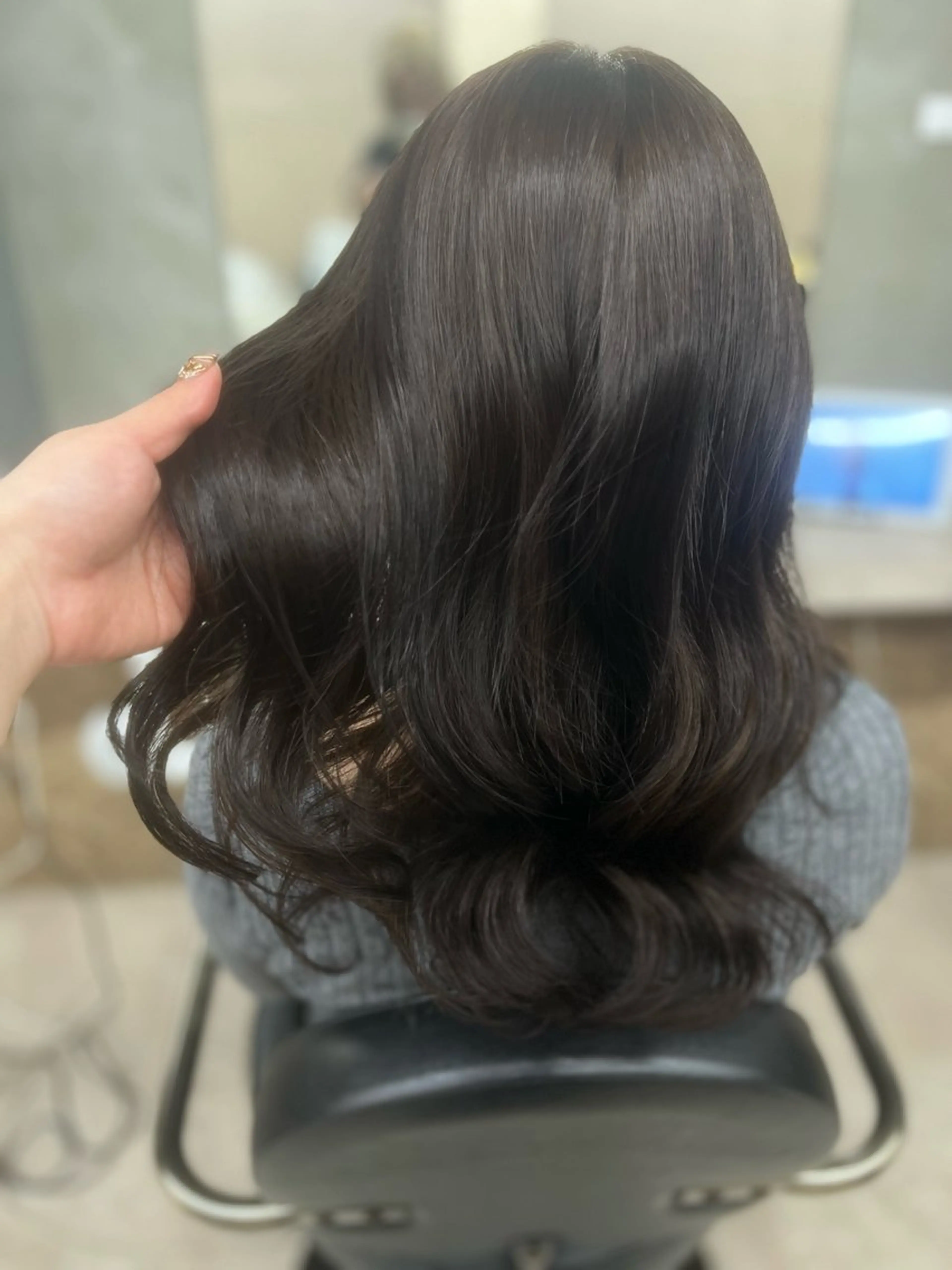 ロング カラー カット ヘアカラー トリートメント 🐈‍⬛多系統🕶 tsubura🖤のヘアスタイル