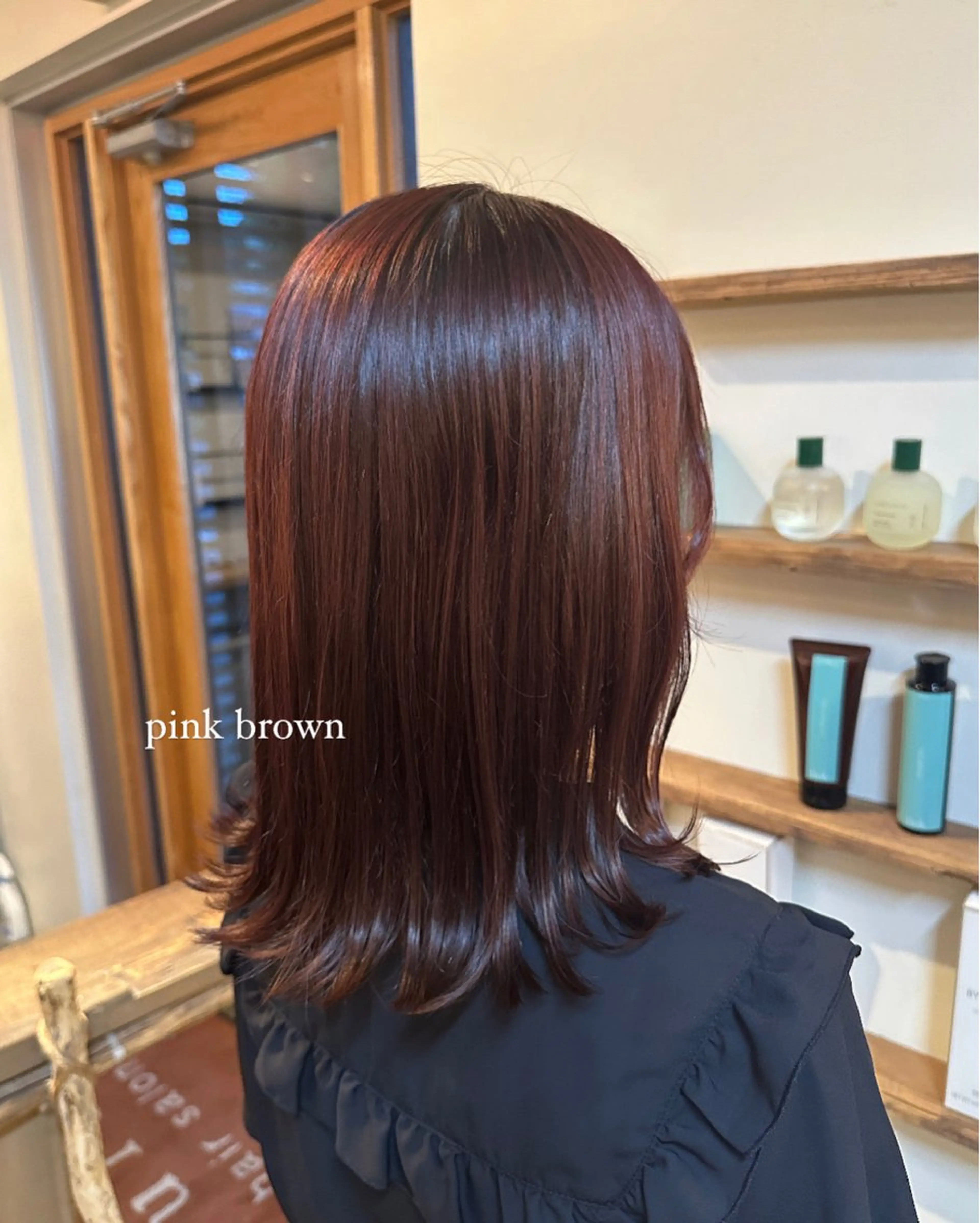 セミロング カラー dulce oro所属・円山/ブリーチ/暖色 Kiriのヘアスタイル