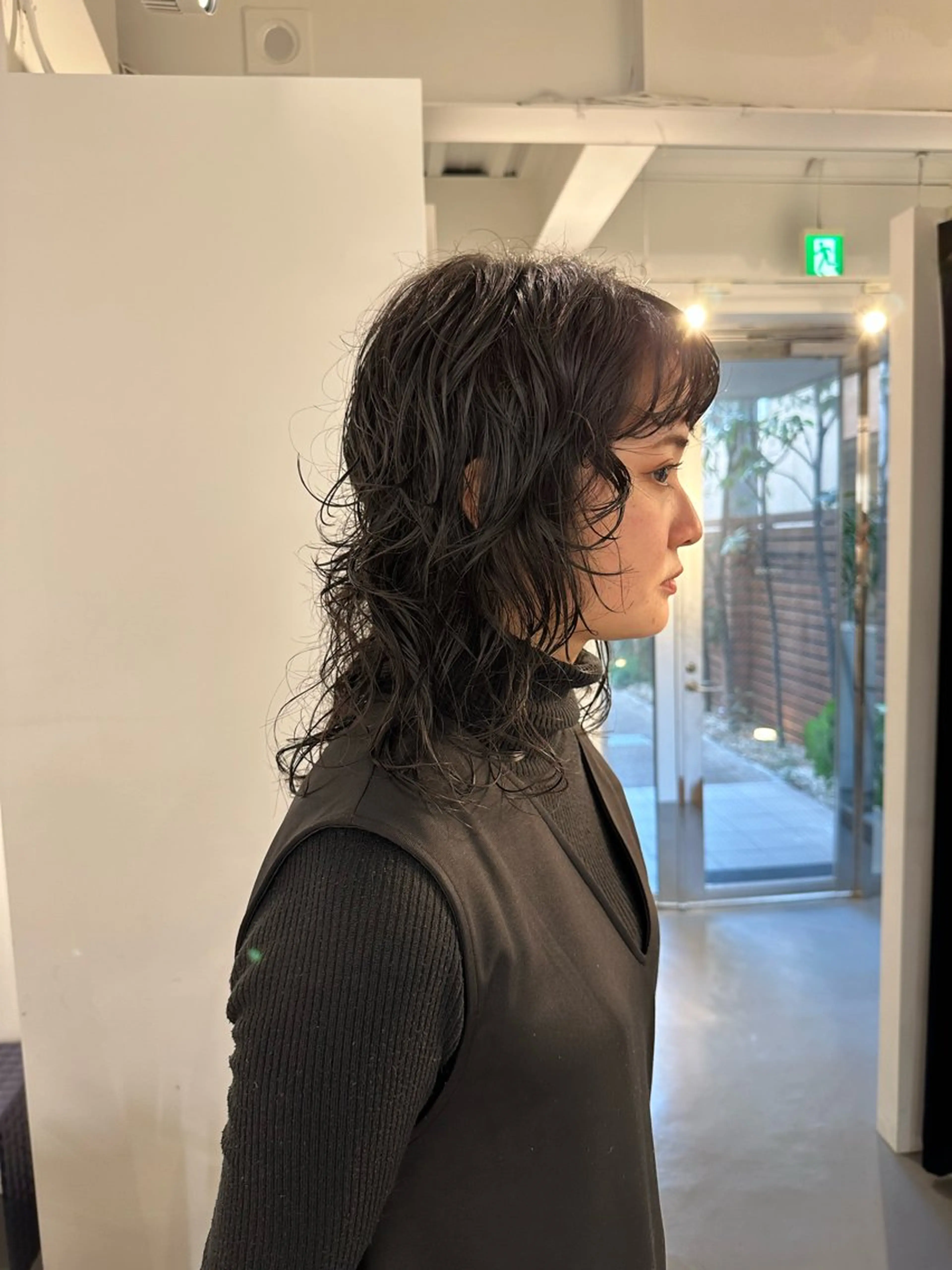 ミディアム パーマ カット パーマ お悩み解決パーマ hana🩰のヘアスタイル