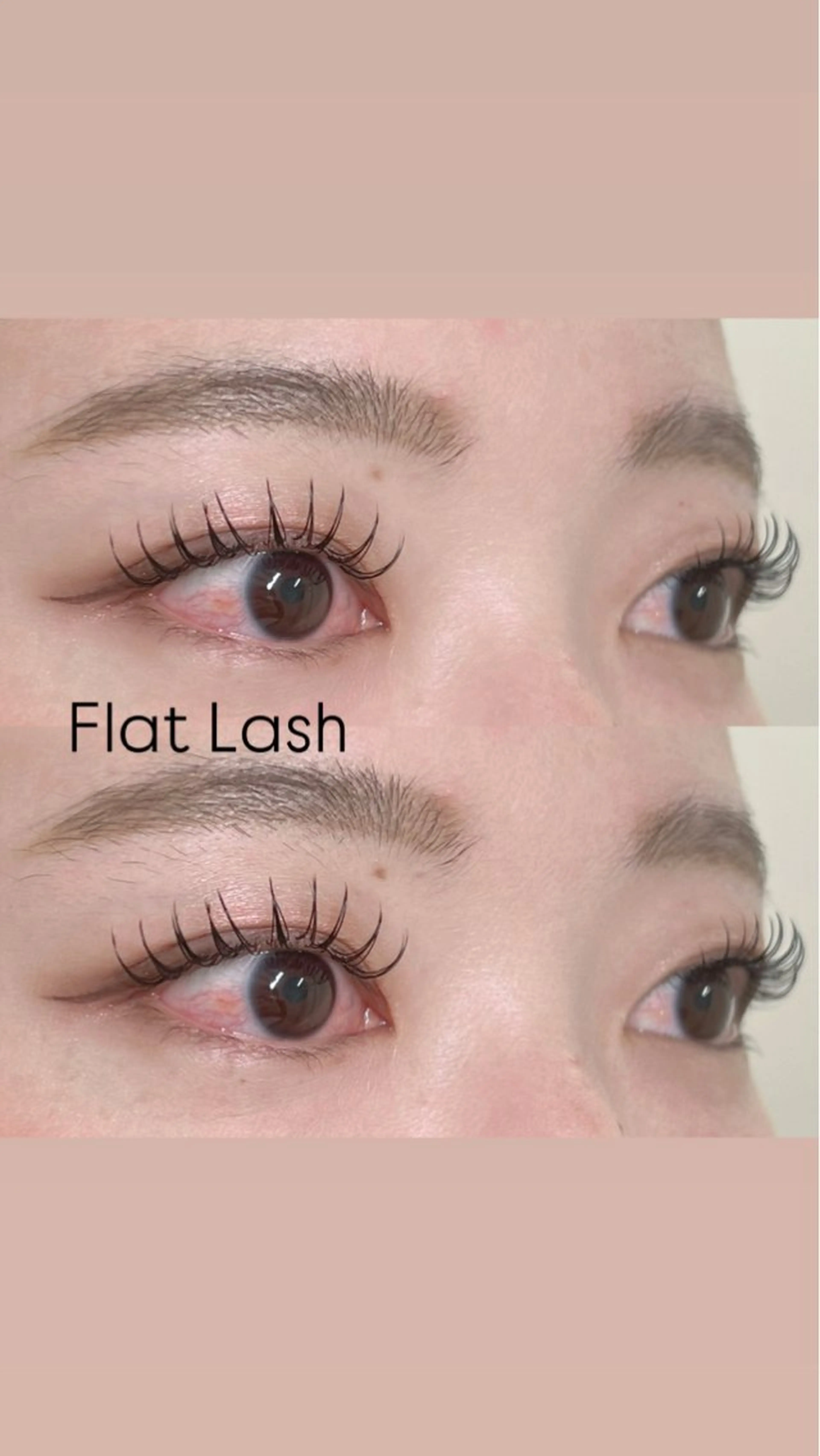 オフ込【フラットラッシュ】ミニマムデザインコース(100本)¥3,980の写真