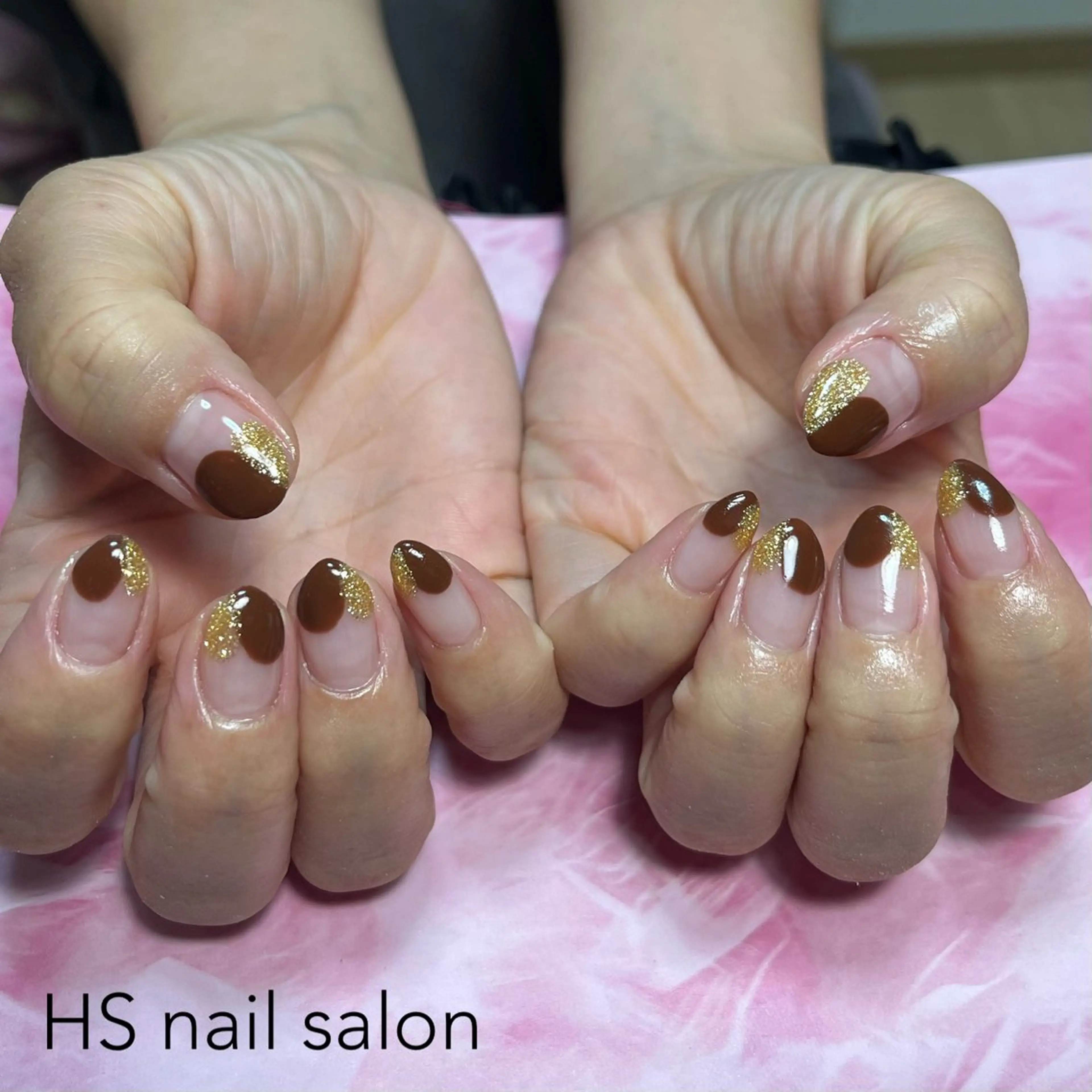 ミディアム ハンドネイル hs nail salonのネイルデザイン