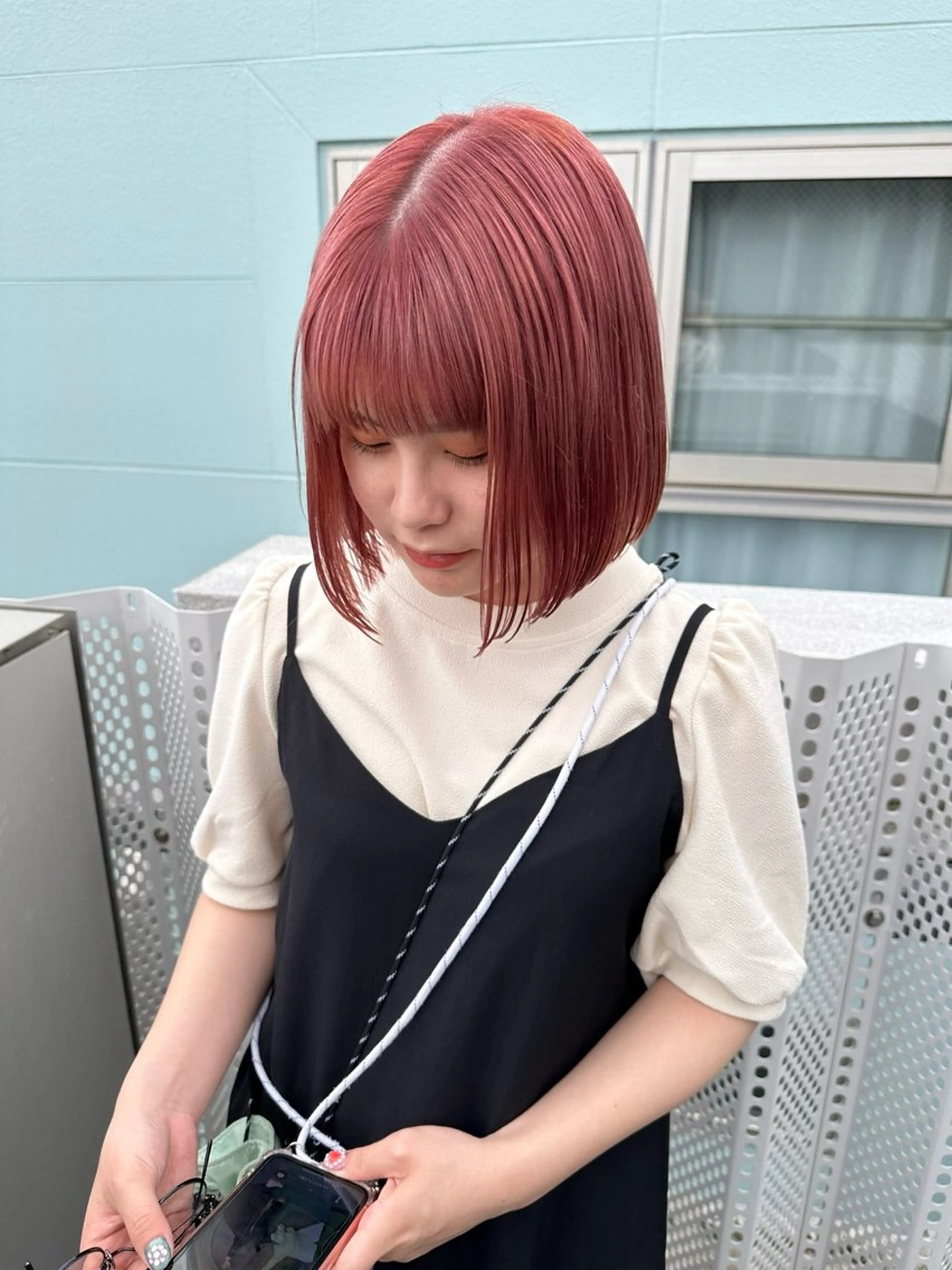 ミディアム カラー カット ヘアカラー トリートメント 似合わせ⌇お洒落 カット⌇平野あみのヘアスタイル