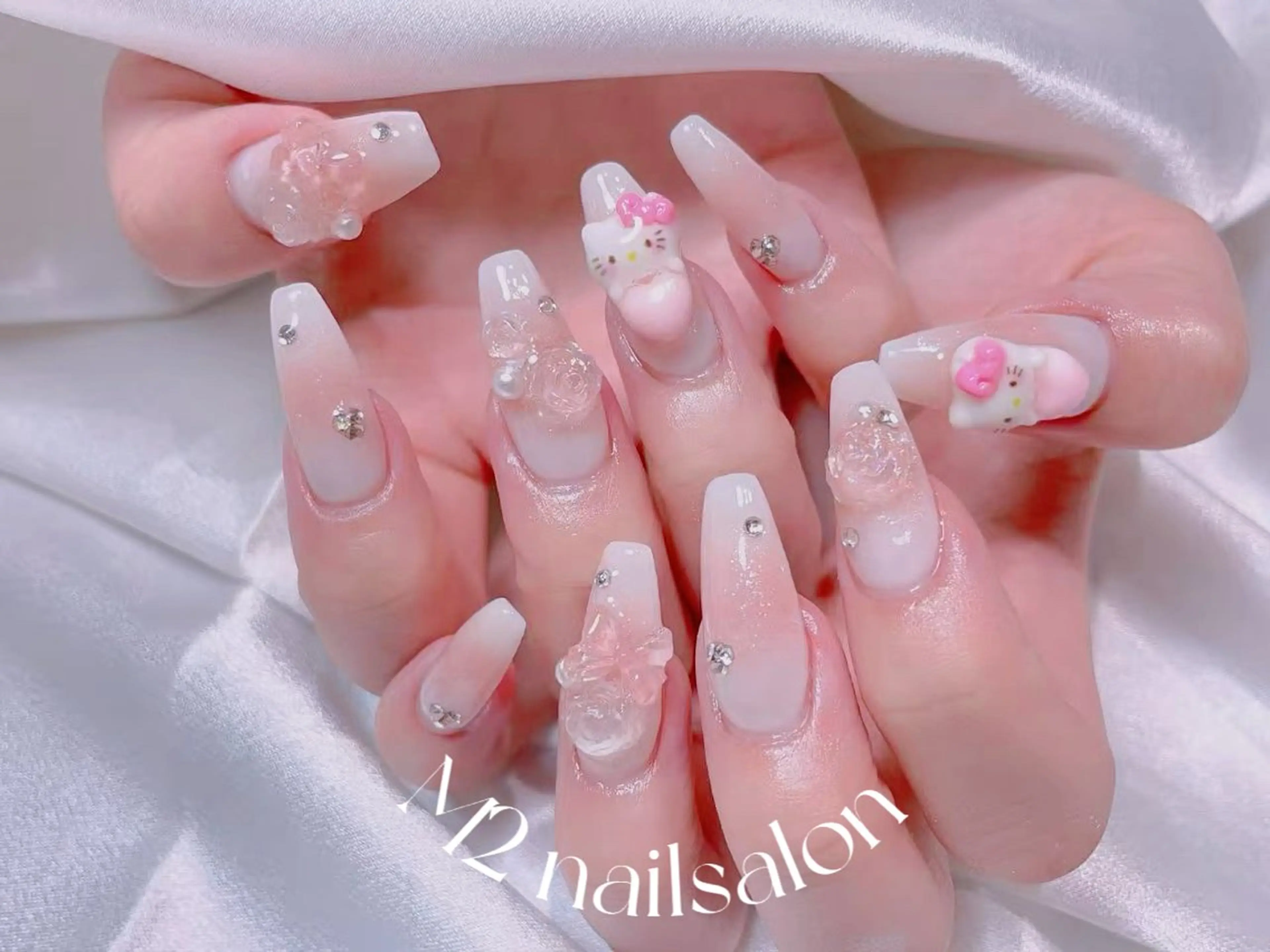 ネイル 長さだし専門店 M2　rikaのネイルデザイン