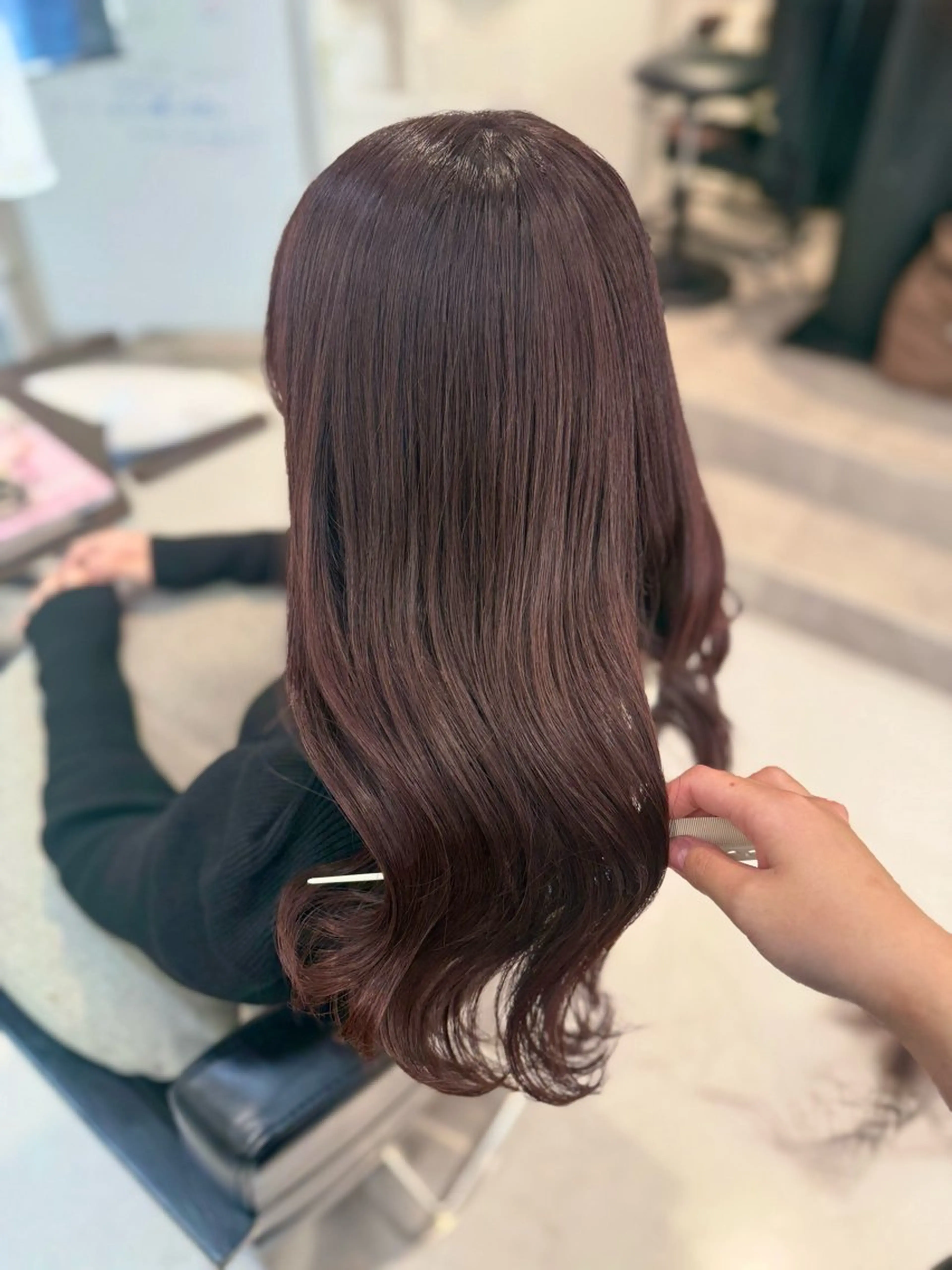 ロング 山崎結菜 髪質改善💎のヘアスタイル