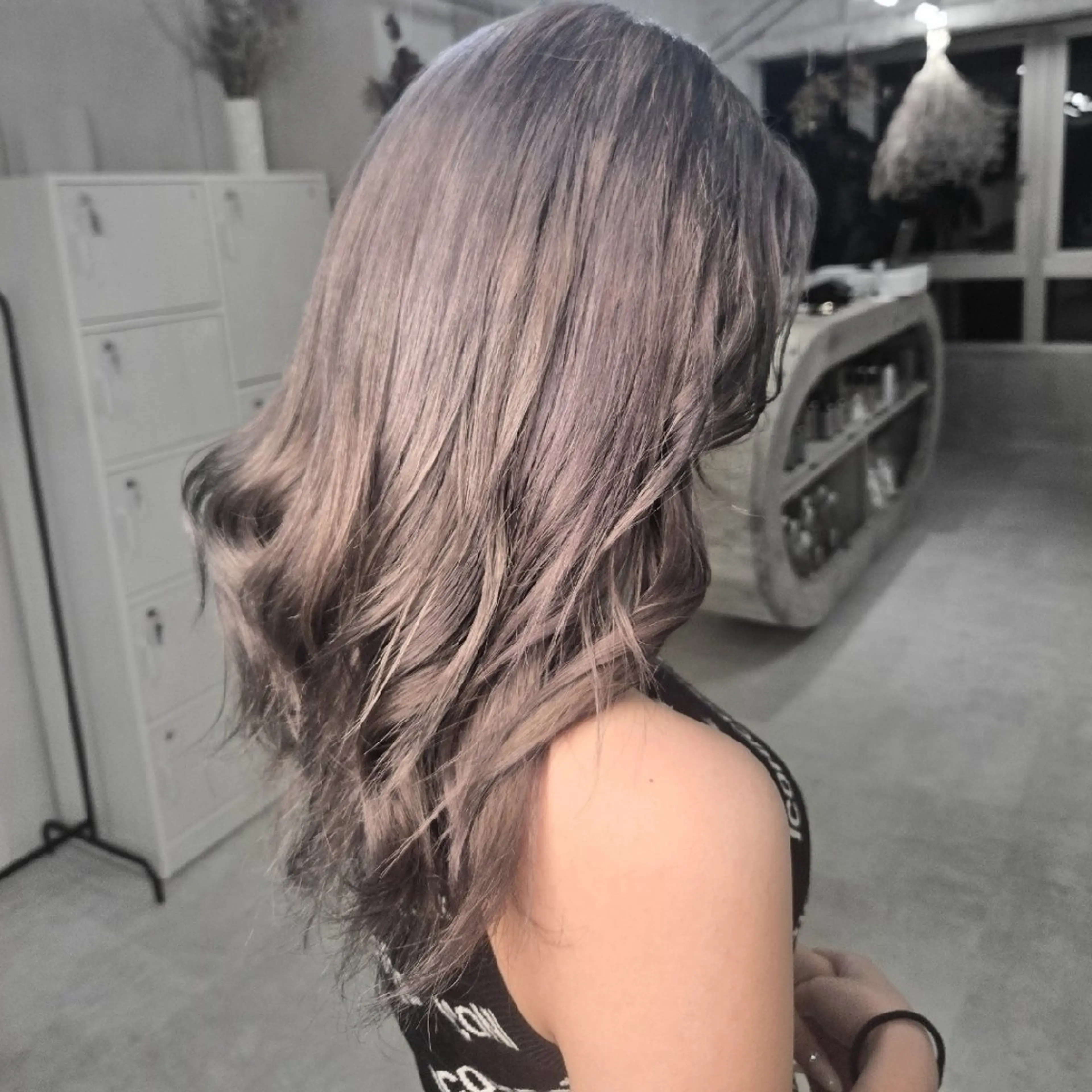 ロング 縮毛×透明感カラー 特化◎mikuのヘアスタイル