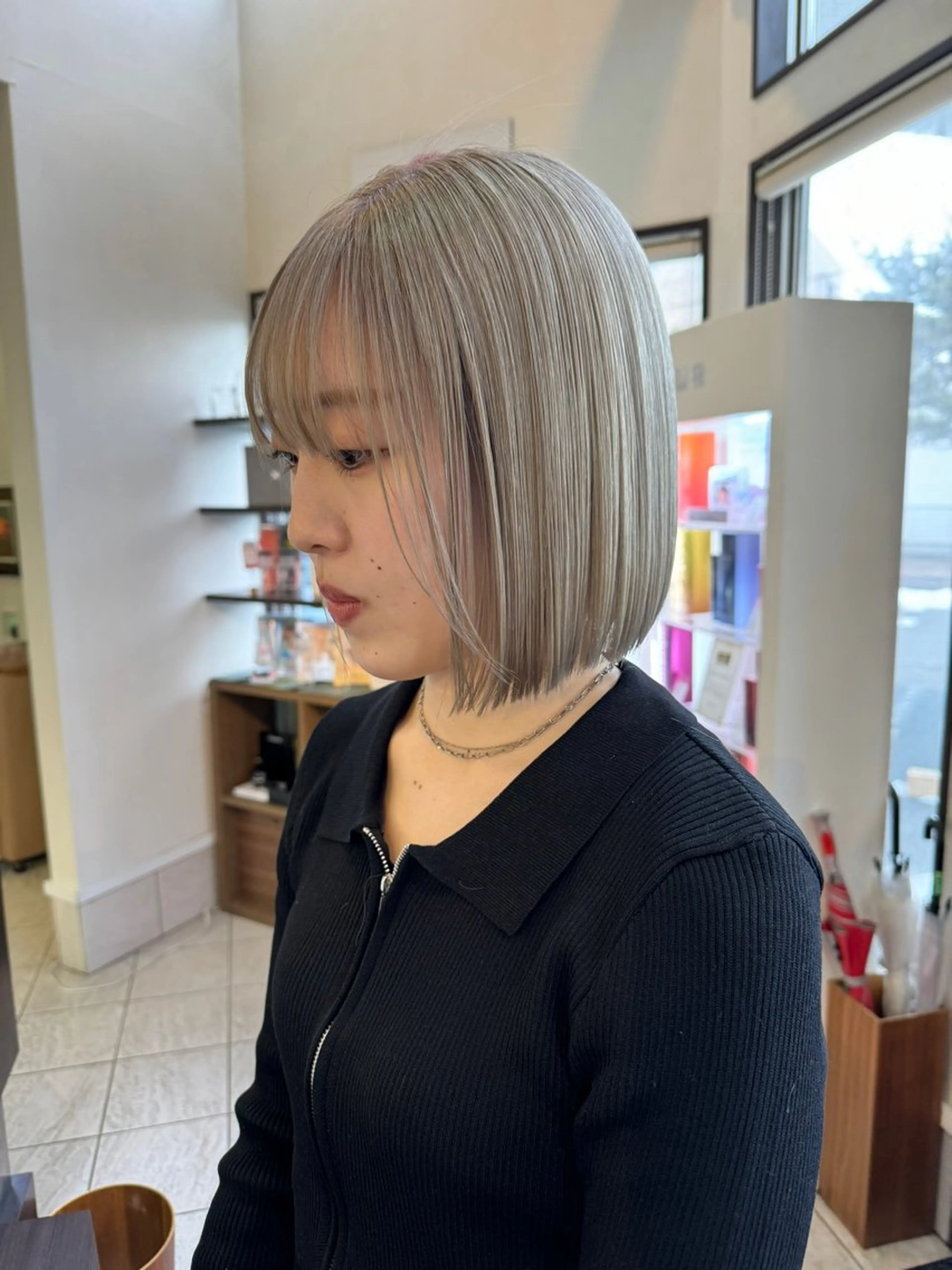 ショート カラー コレットヘアー 田中アヤノのヘアスタイル