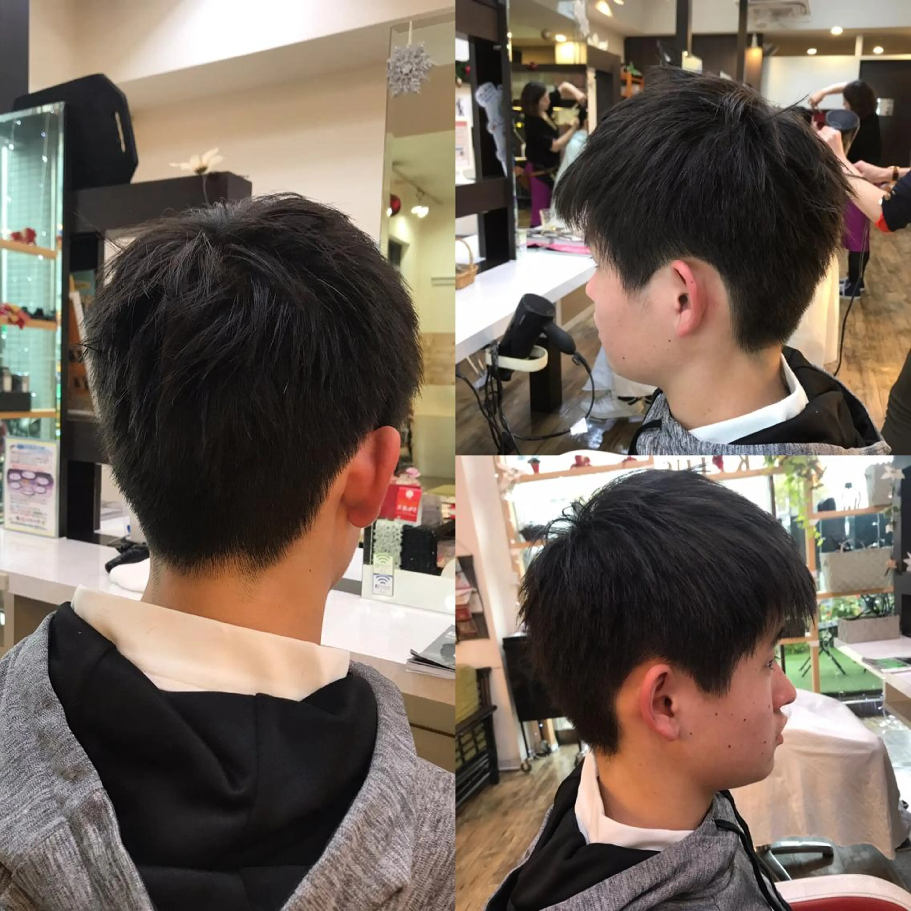 ショート メンズ 刈り上げ ショートヘア カット 赤羽、髪質改善サロン 吉野リョウスケのヘアスタイル