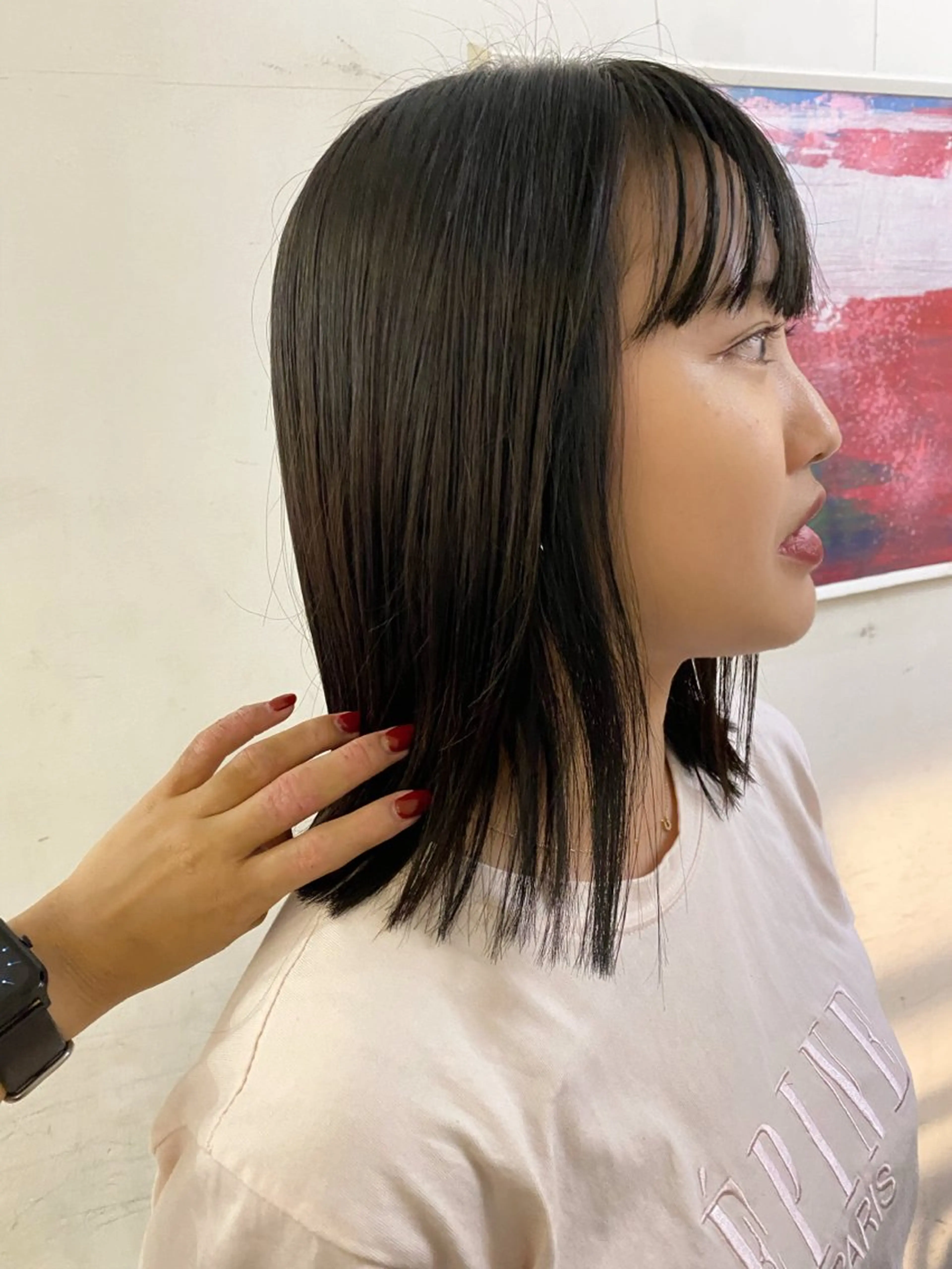 ミディアム カラー トリートメント asuka/似合わせ /レイヤー/暖色のヘアスタイル