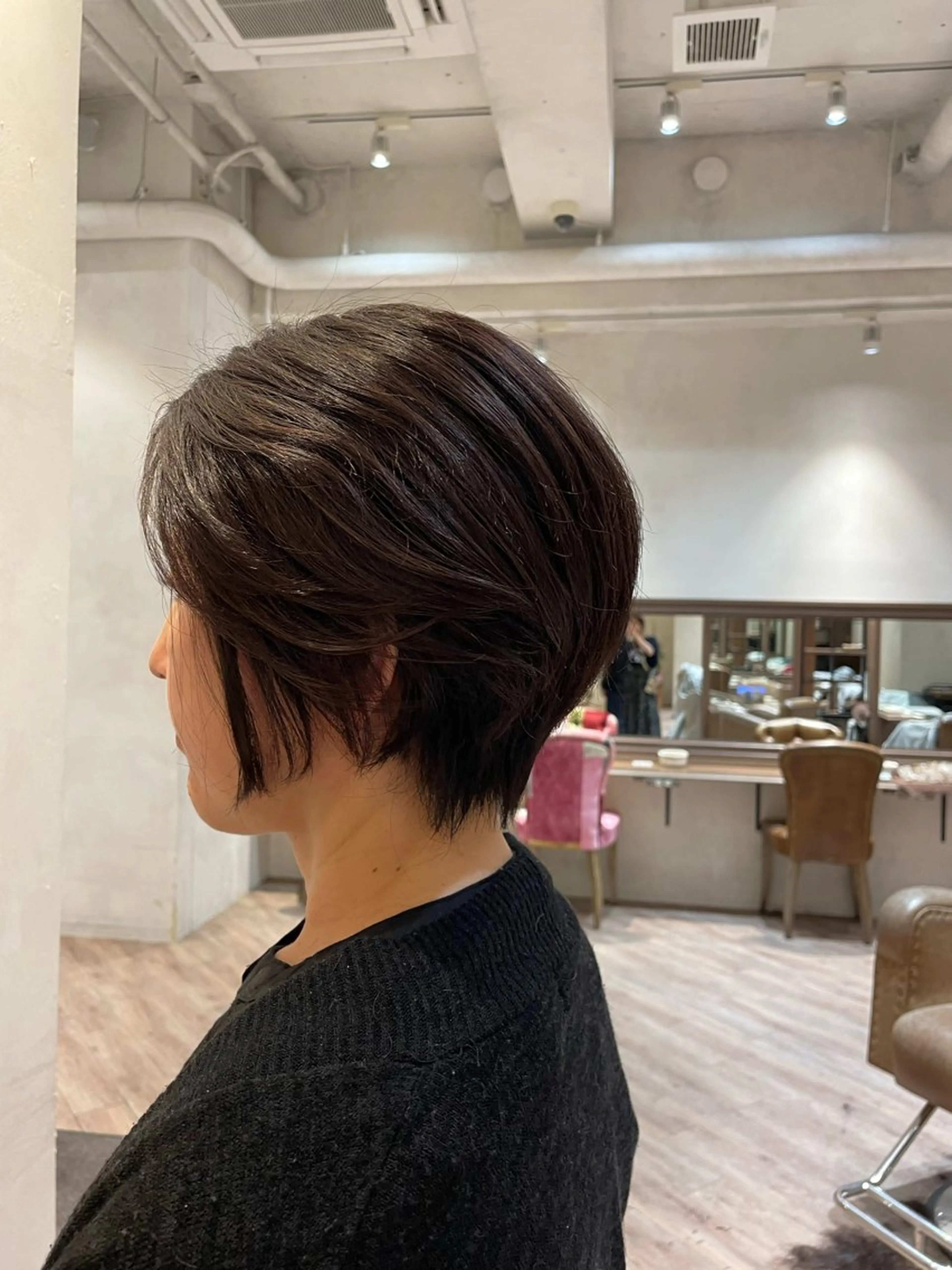 ショート ショートヘア シモカワ マシロのヘアスタイル