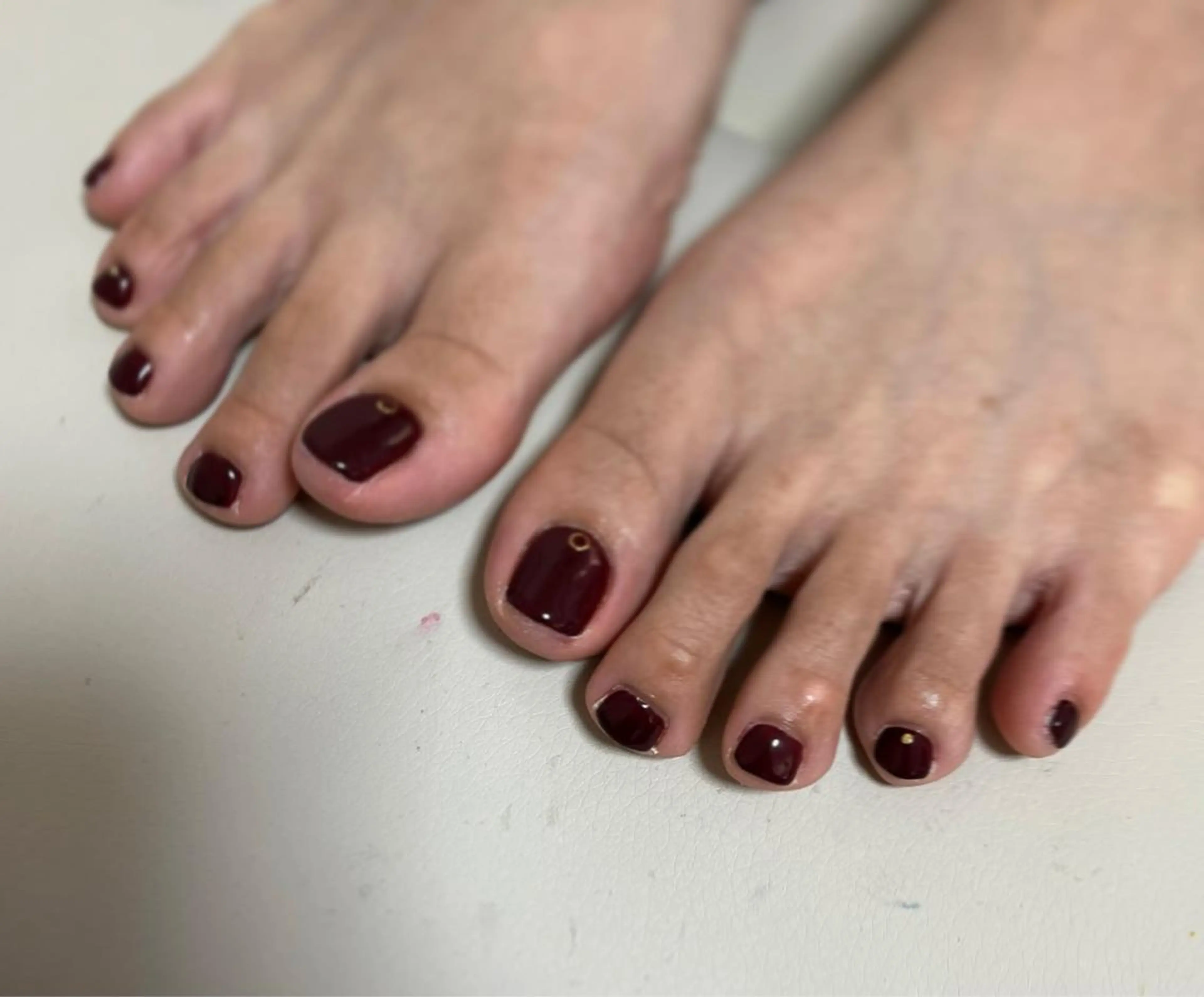 ネイル フットネイル シンプルネイル nail M&Tのネイルデザイン