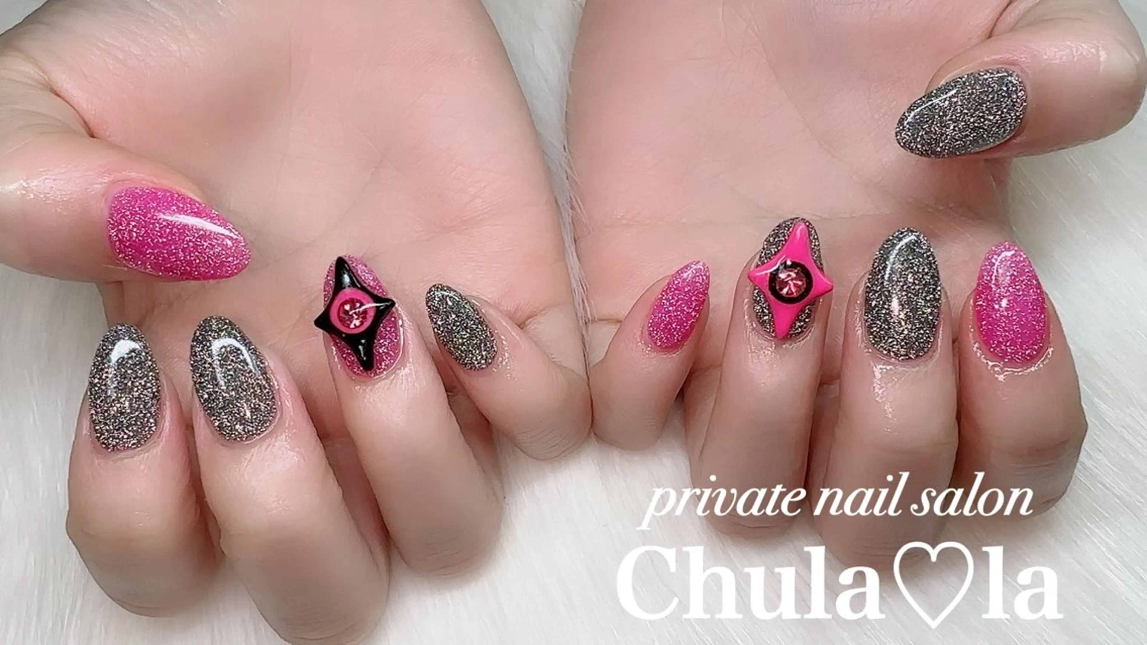 ネイル フラッシュネイル ハンドネイル Chula♡la 豊見城市高安のネイルデザイン