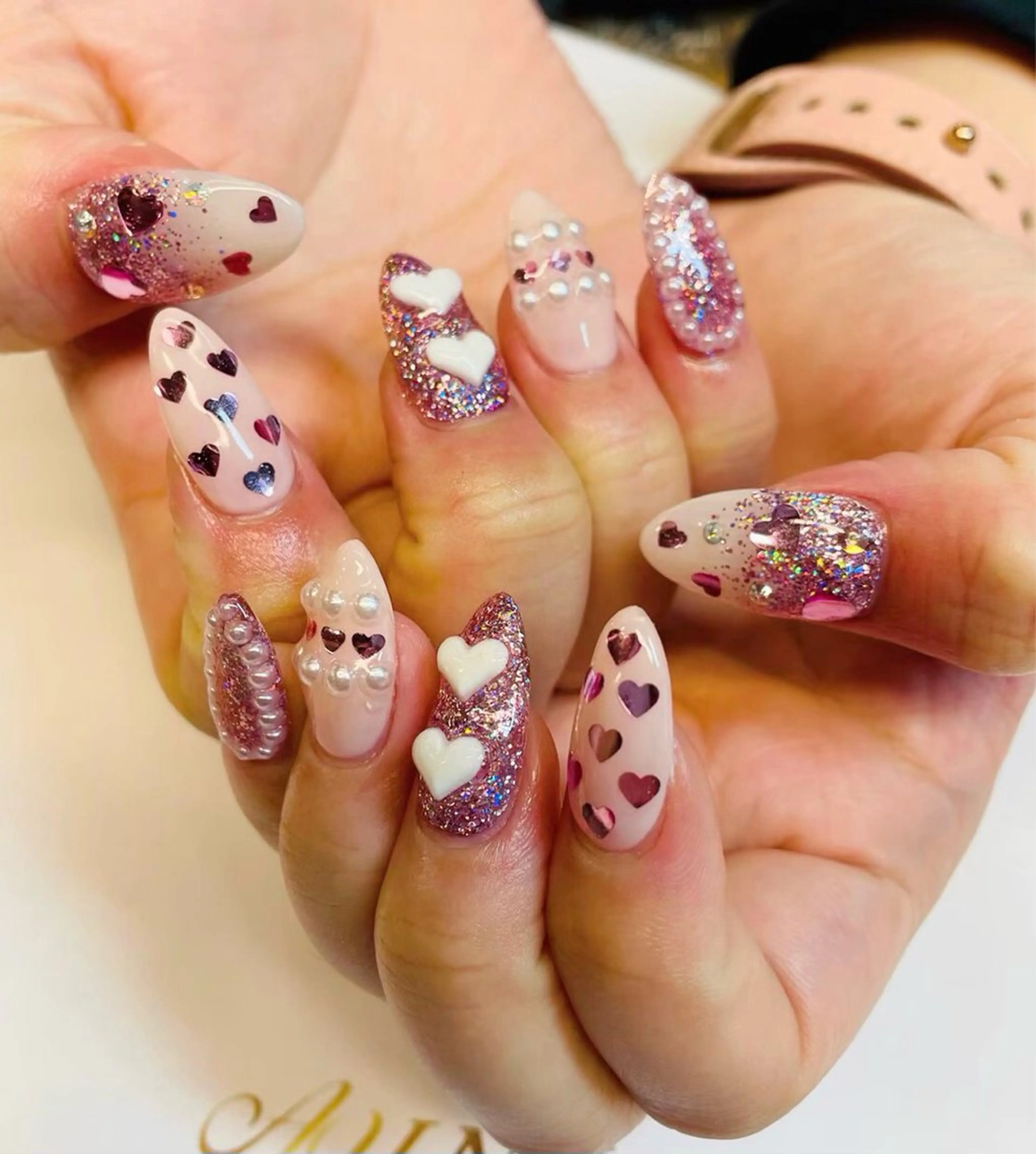 ネイル ハンドネイル ハンドケア 🦋AYNIL🦋 ナチュラル専門店♥️のネイルデザイン