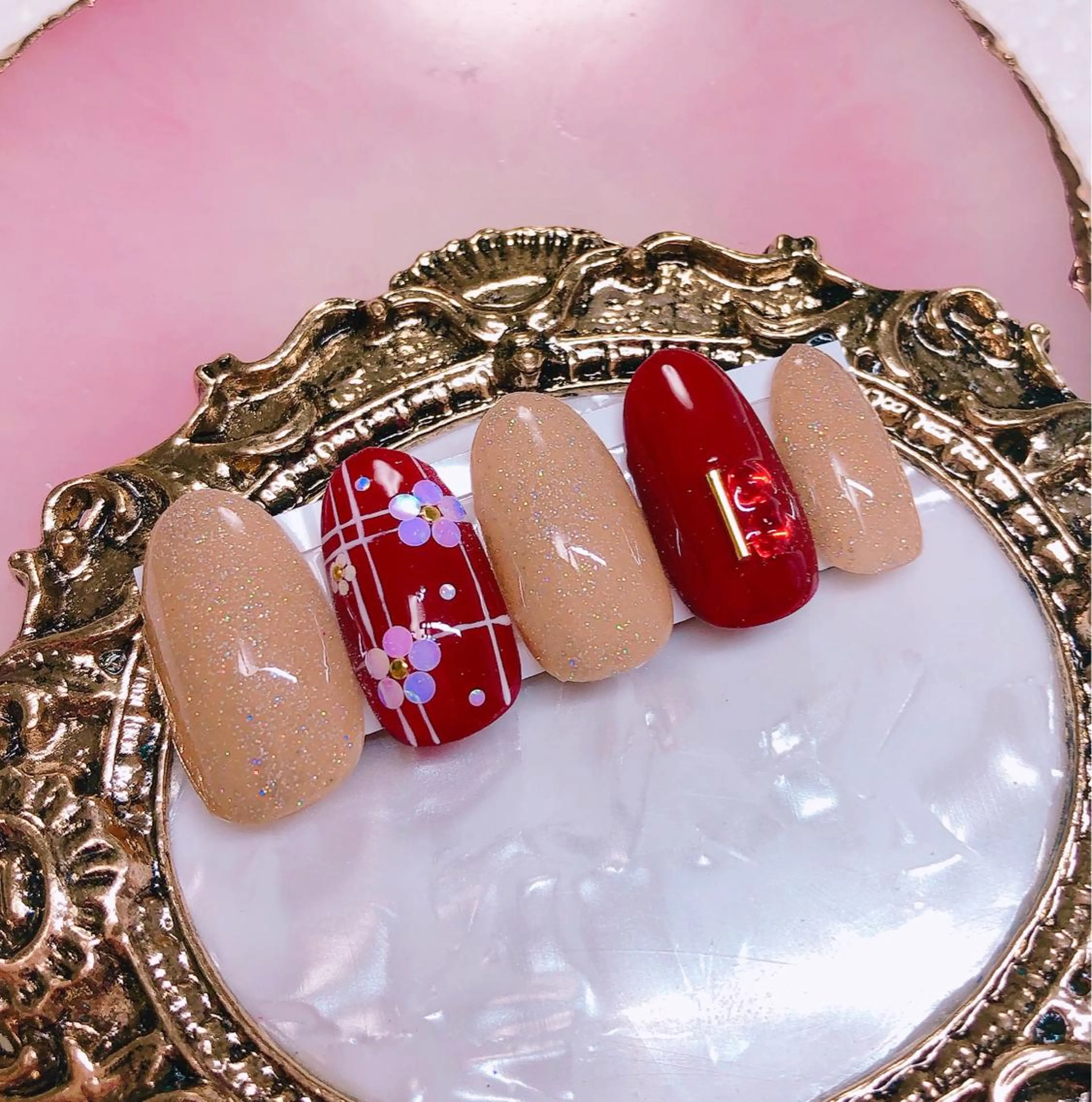 ネイル ハンドネイル CROWN プライベートサロンのネイルデザイン