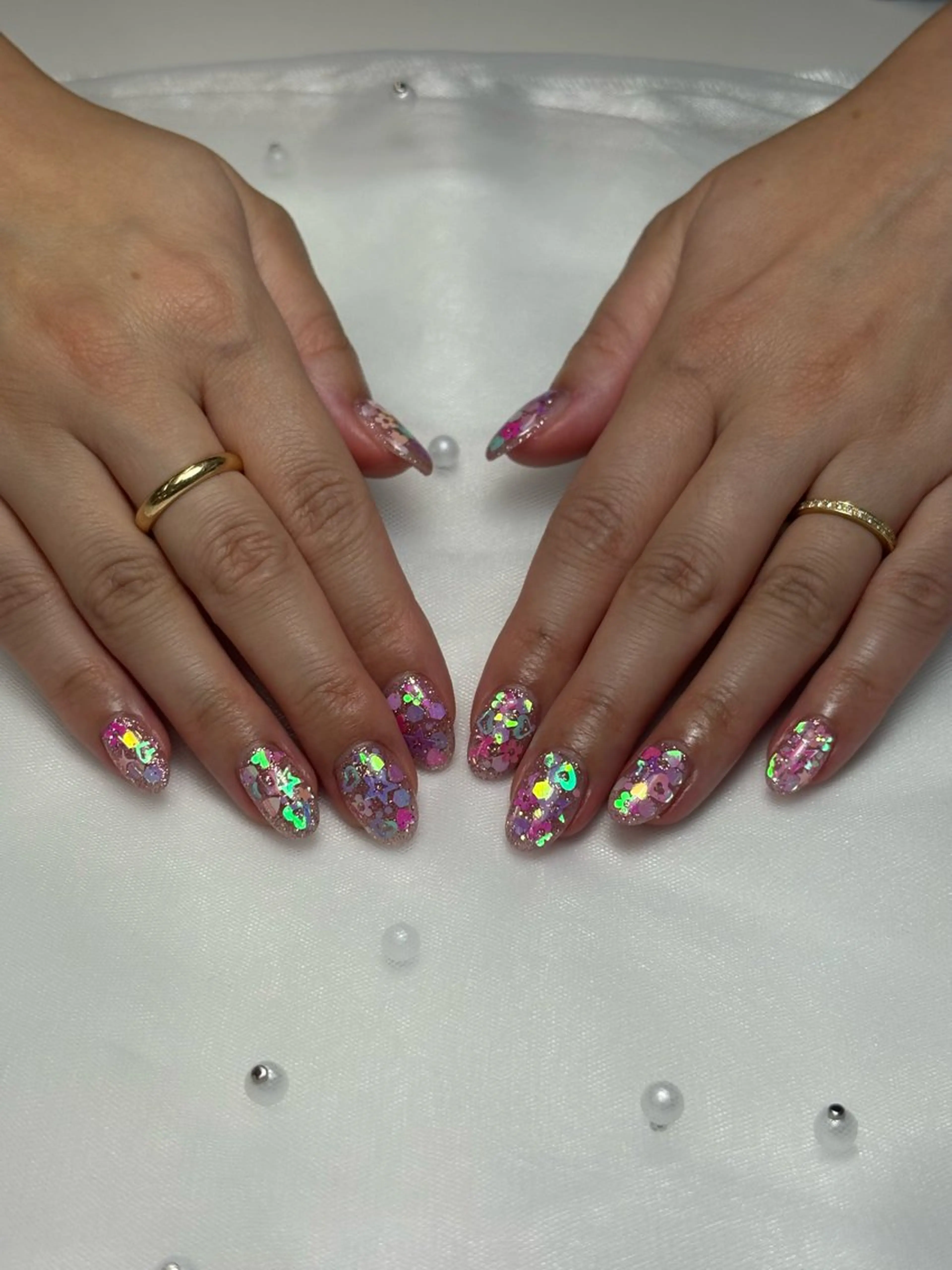 ネイル ハンドネイル FlyingSeep 🐑kaho💟🌈のネイルデザイン