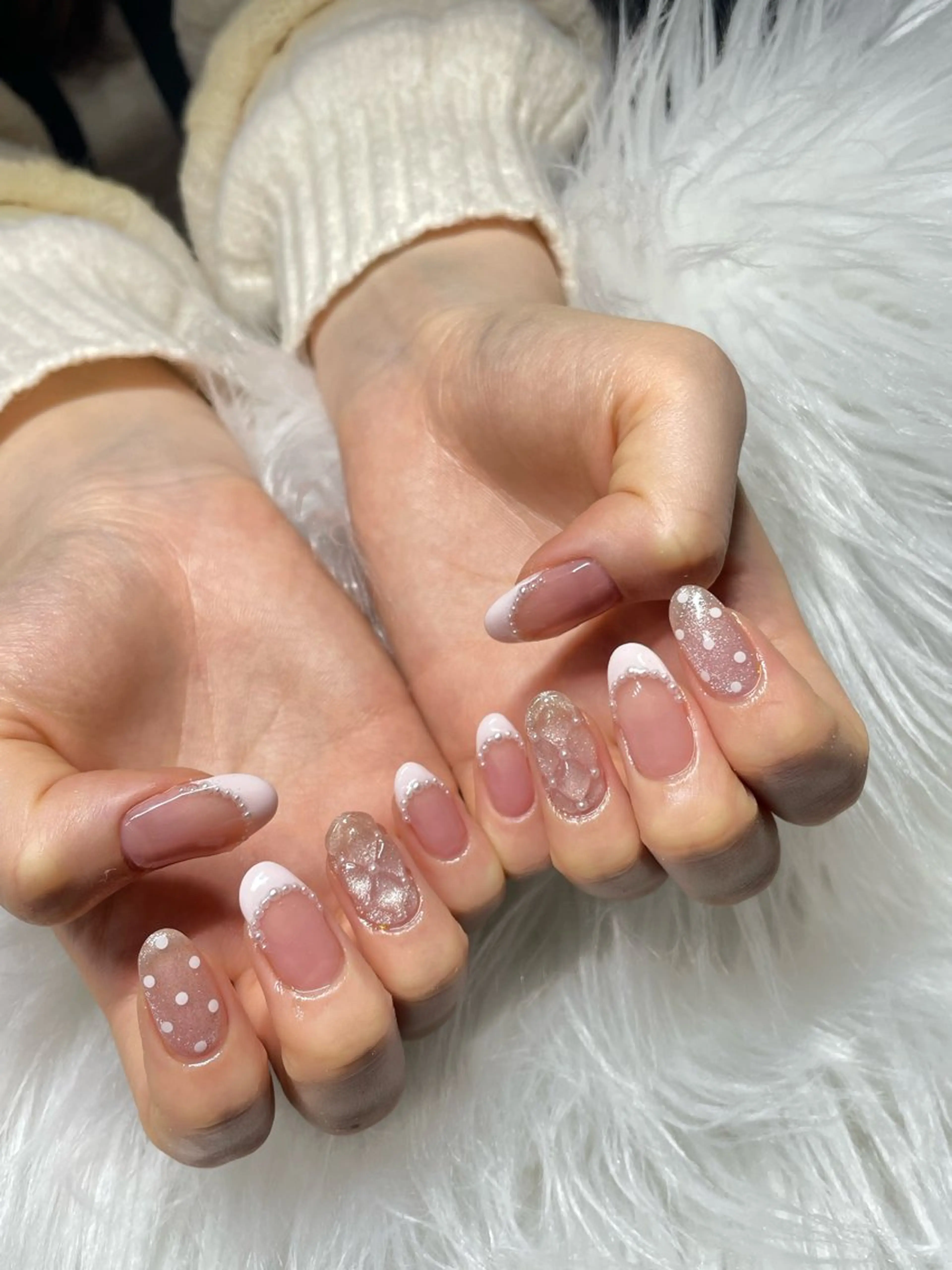 ネイル ハンドネイル オーロラ所属・YUI nailのネイルデザイン