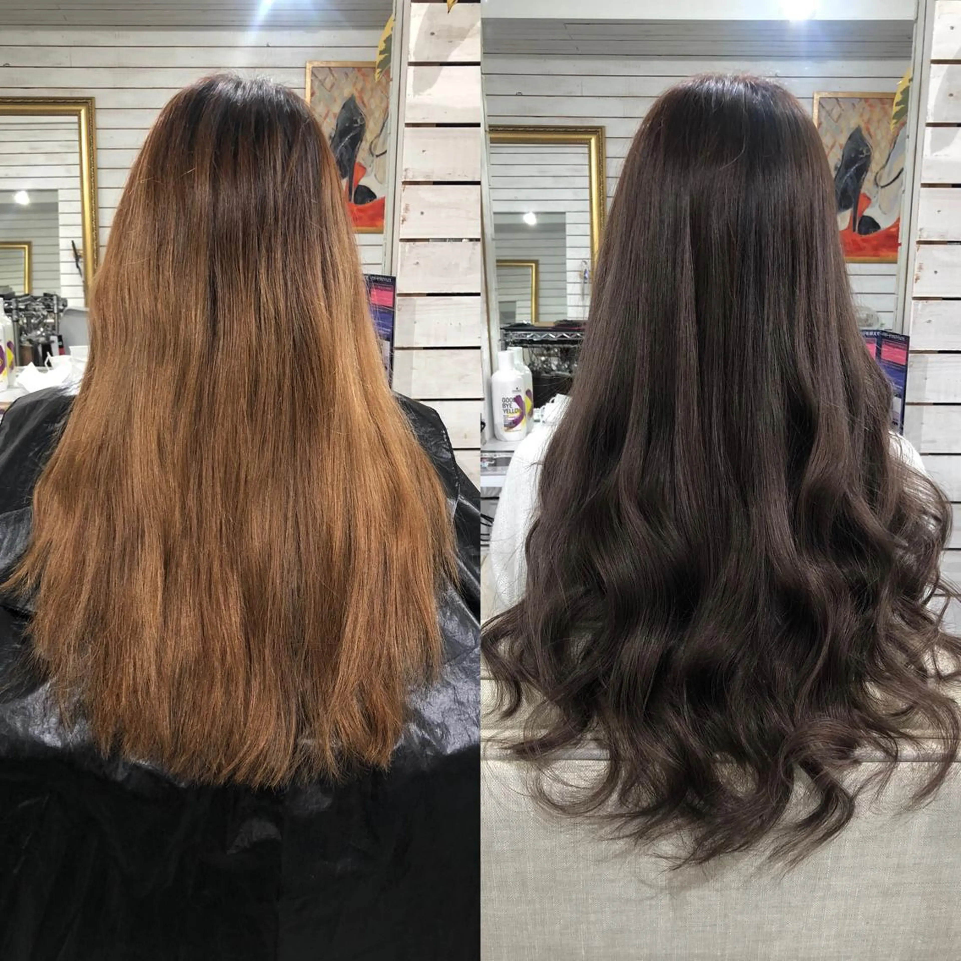 ロング カラー グレージュ ヘアカラー エクステ 🦋美髪／エクステ 🦋アベイクミのヘアスタイル