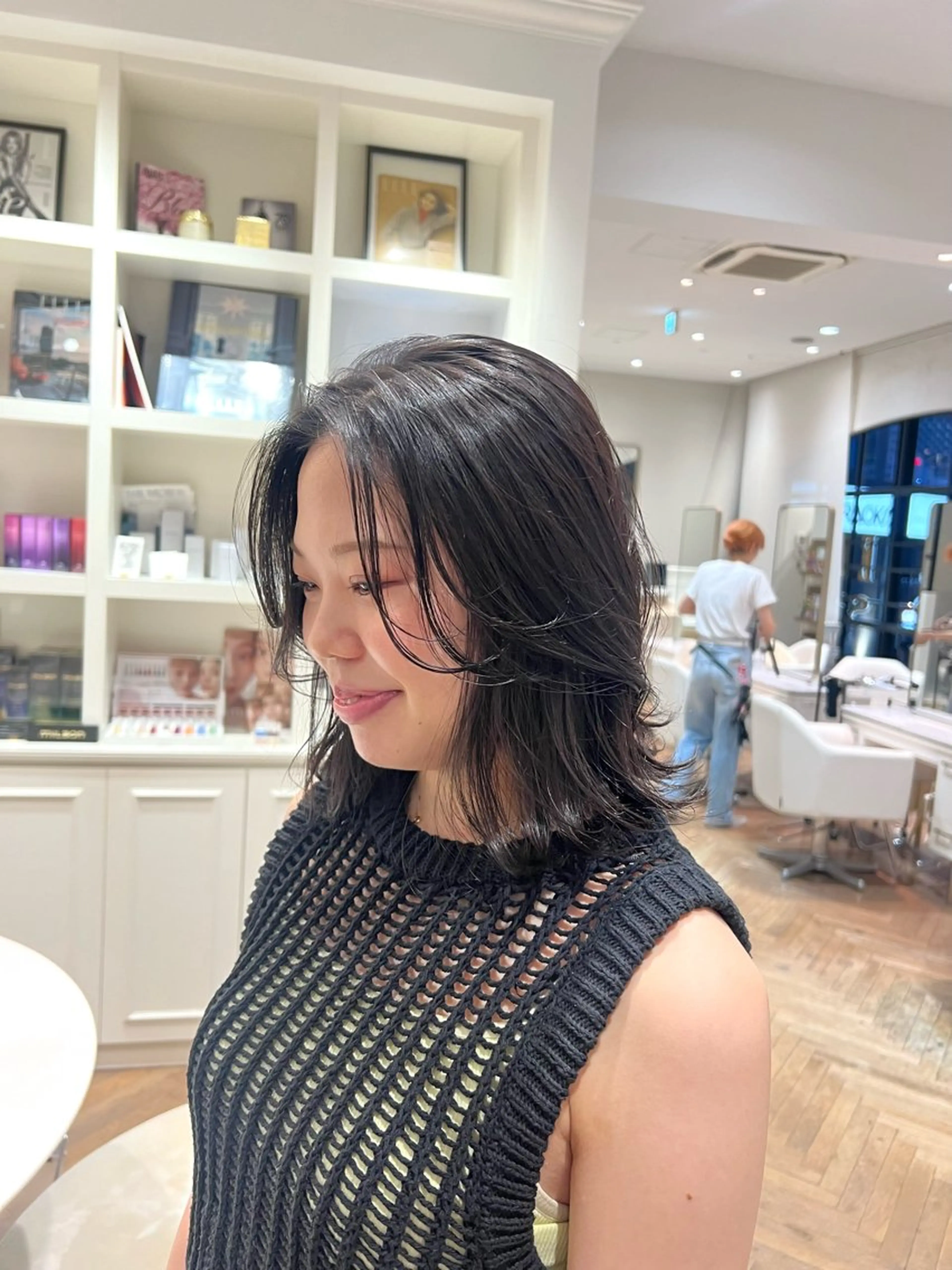 ショート カラー 透明感カラー グレージュ カット ヘアカラー トリートメント 似合わせ/レイヤー 💟SAEのヘアスタイル