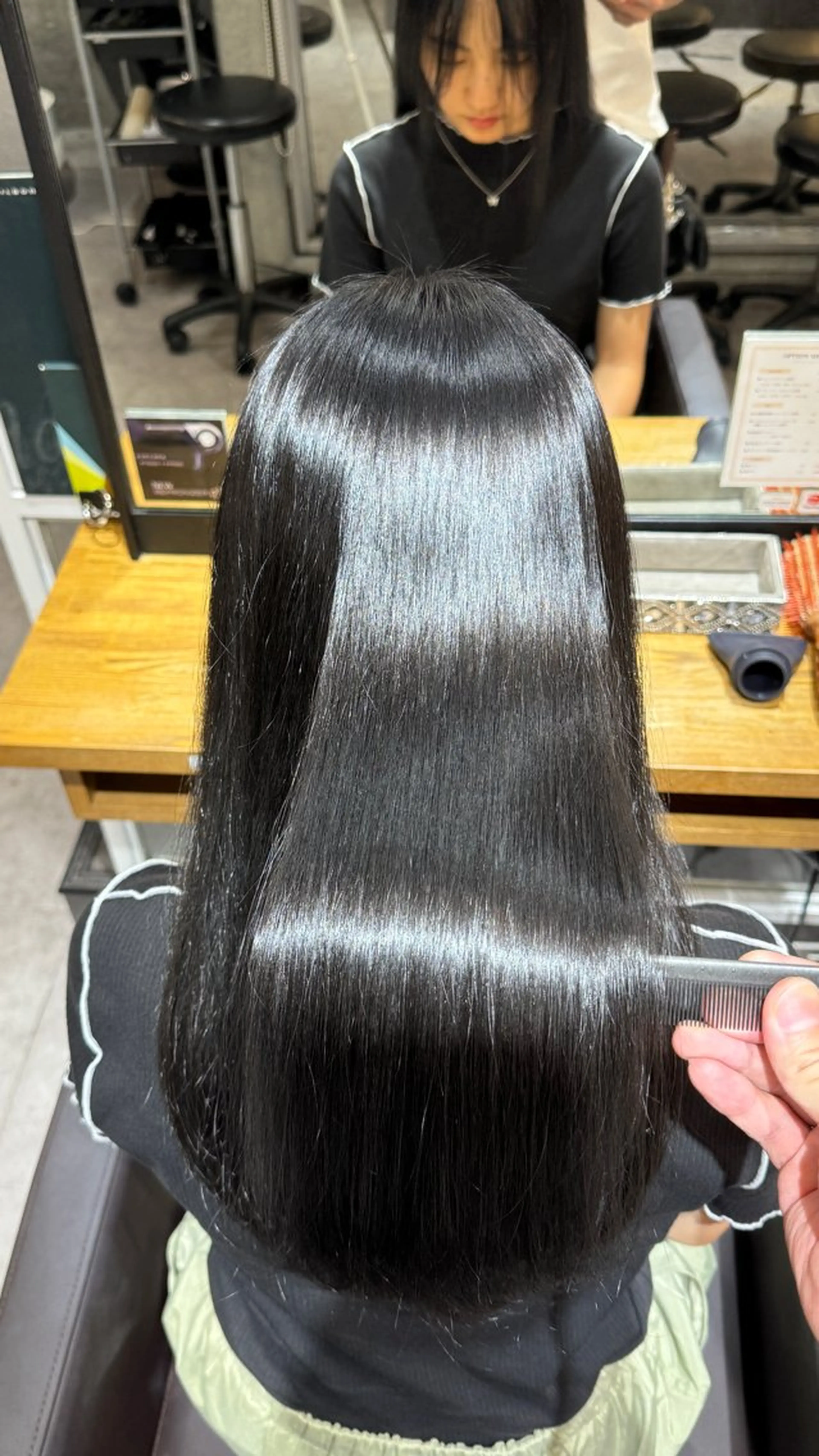 ロング カット 縮毛矯正 トリートメント TARO/髪質改善 ×縮毛矯正のヘアスタイル