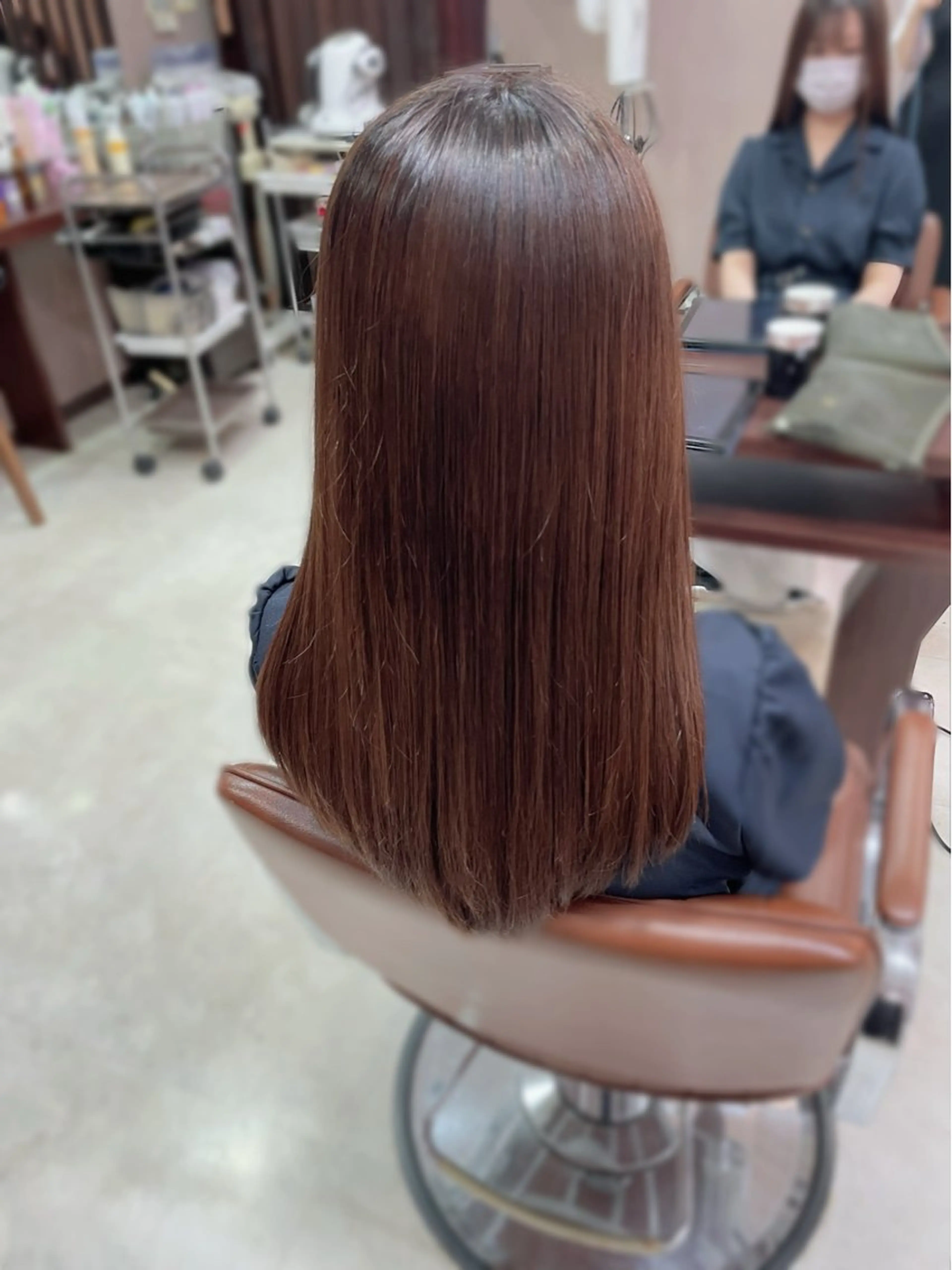 セミロング カット ヘアカラー トリートメント ha ruのヘアスタイル