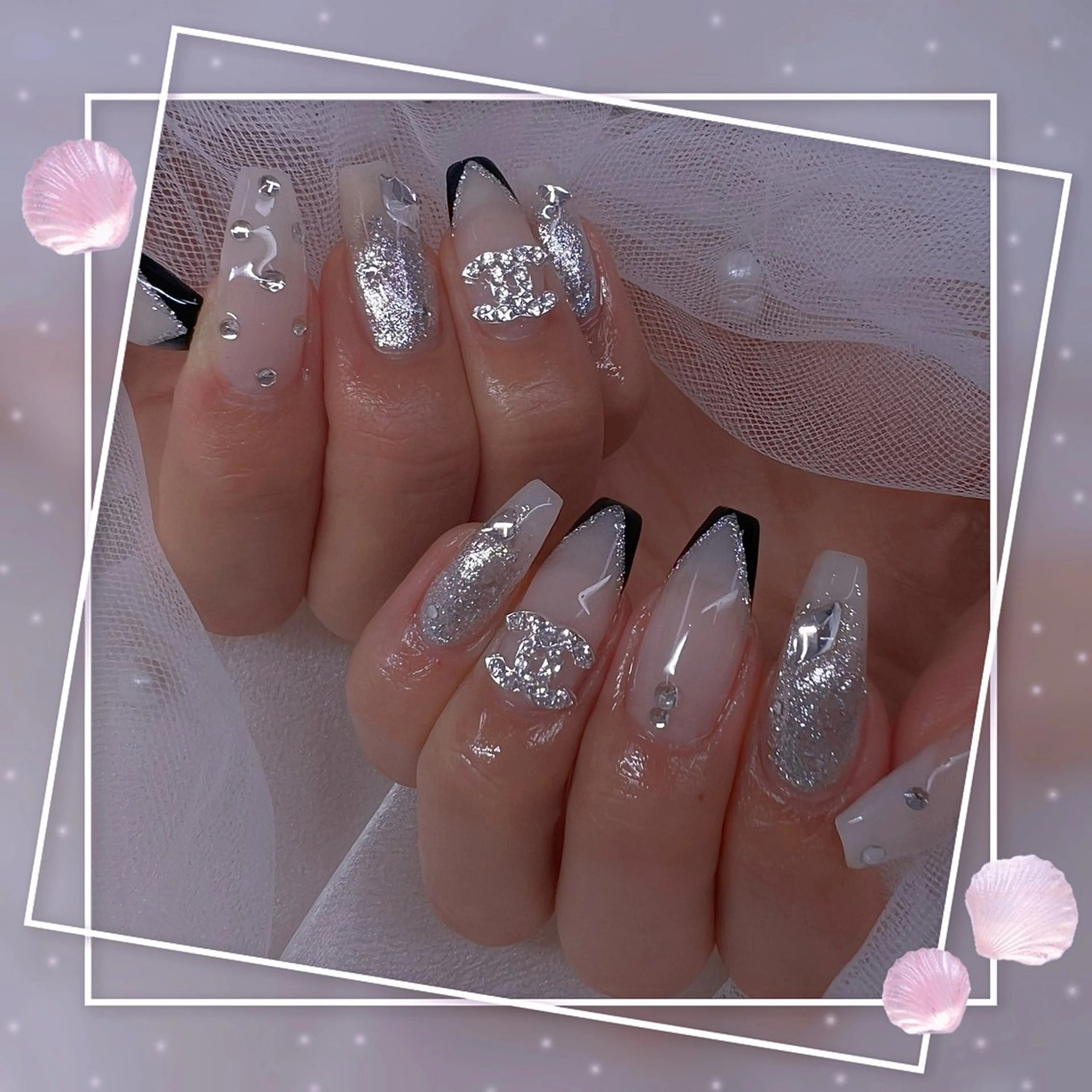 ネイル チークネイル ガーリー グラデーション マグネットネイル ピンク ハンドネイル ハンドケア Chill Nailsalonのネイルデザイン