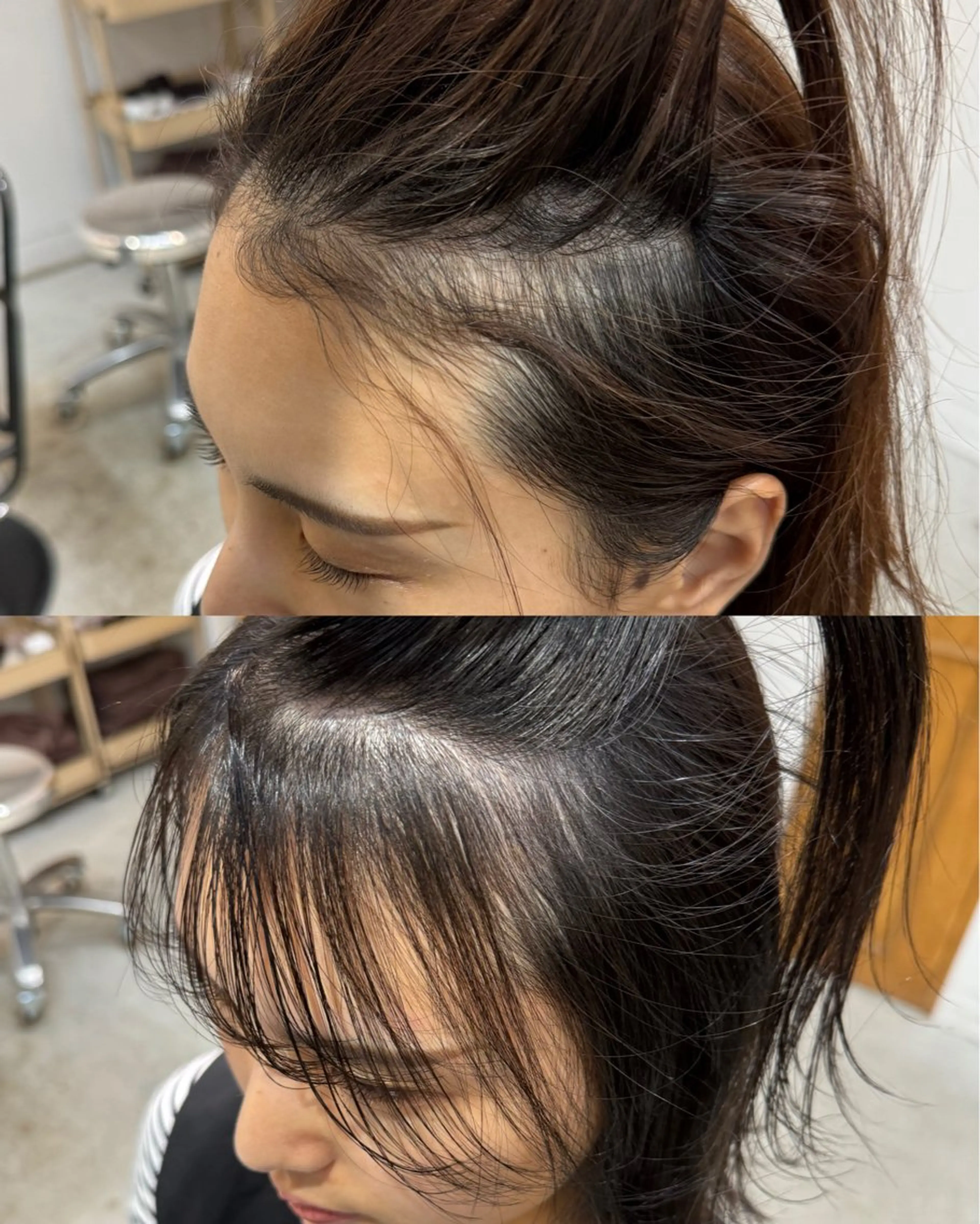 ミディアム カラー パーマ カット ヘアカラー 縮毛矯正 髪質改善/縮毛/ボブ CHIHIROのヘアスタイル