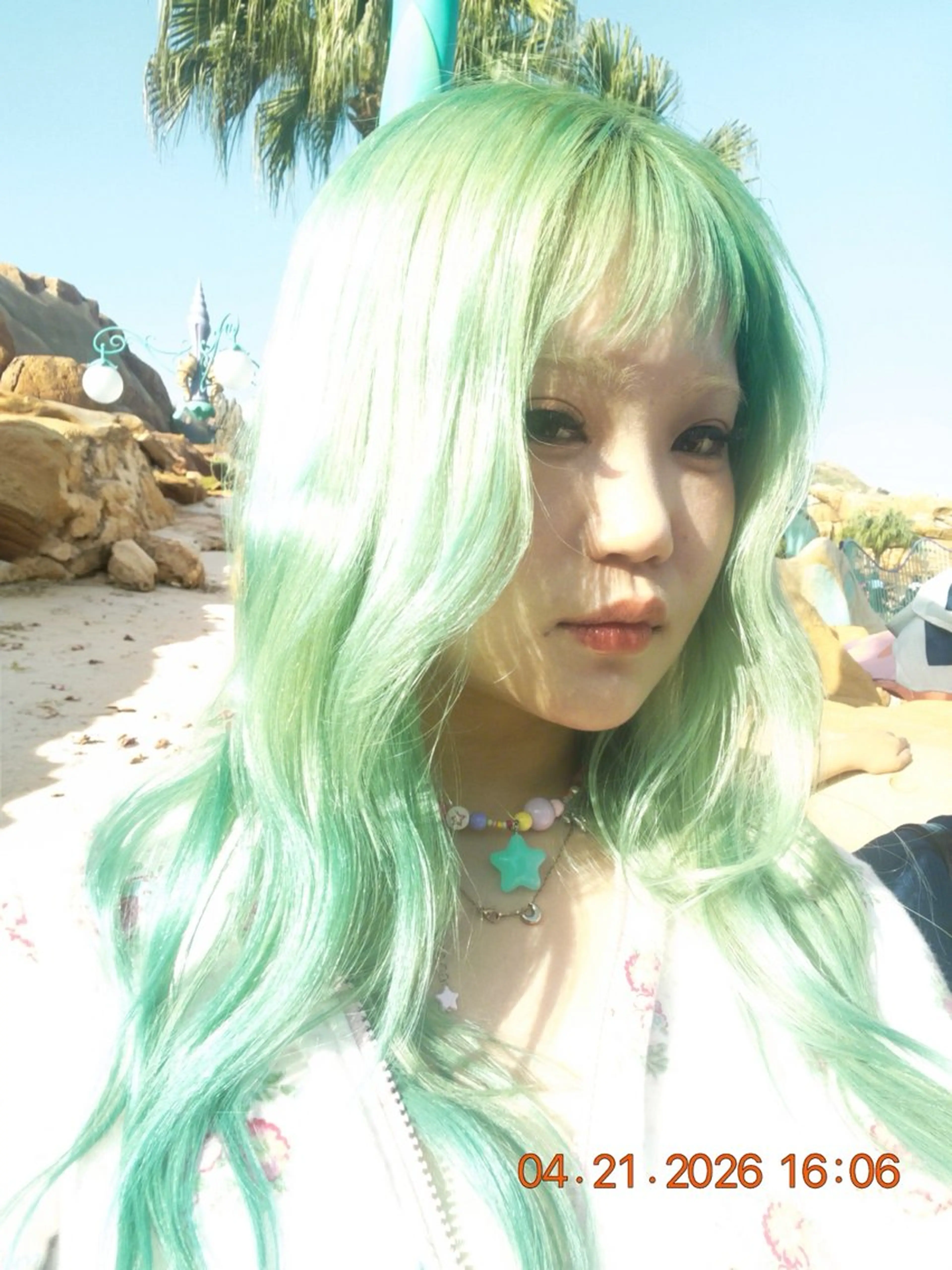 カラー ヘアカラー レイヤーカット/ フェミニン💕/鏡のヘアスタイル