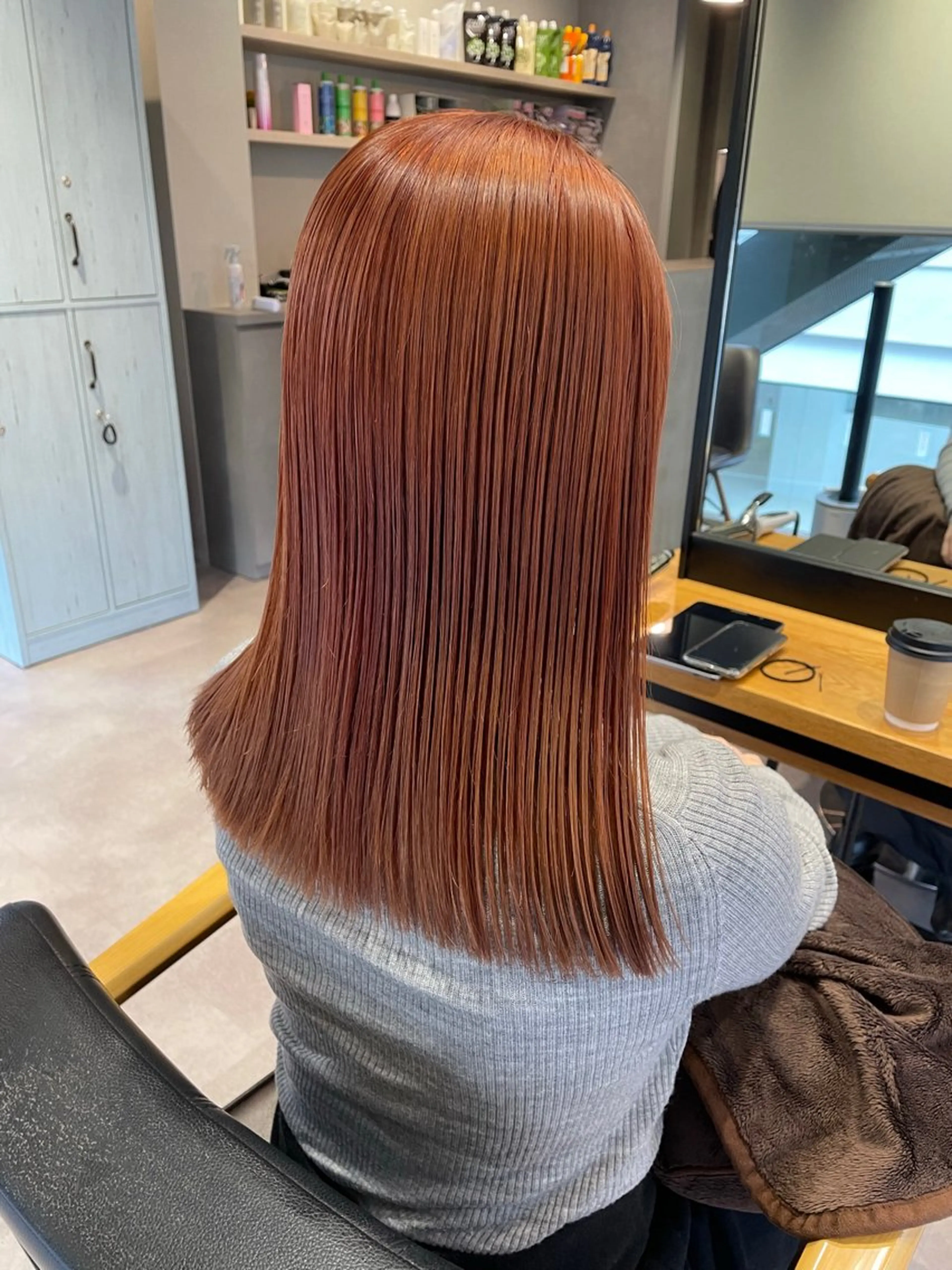 ロング カラー ブリーチ 卒業式のヘアスタイル ヘアカラー 韓国風/オシャレ /縮毛矯正/滝口琴未のヘアスタイル