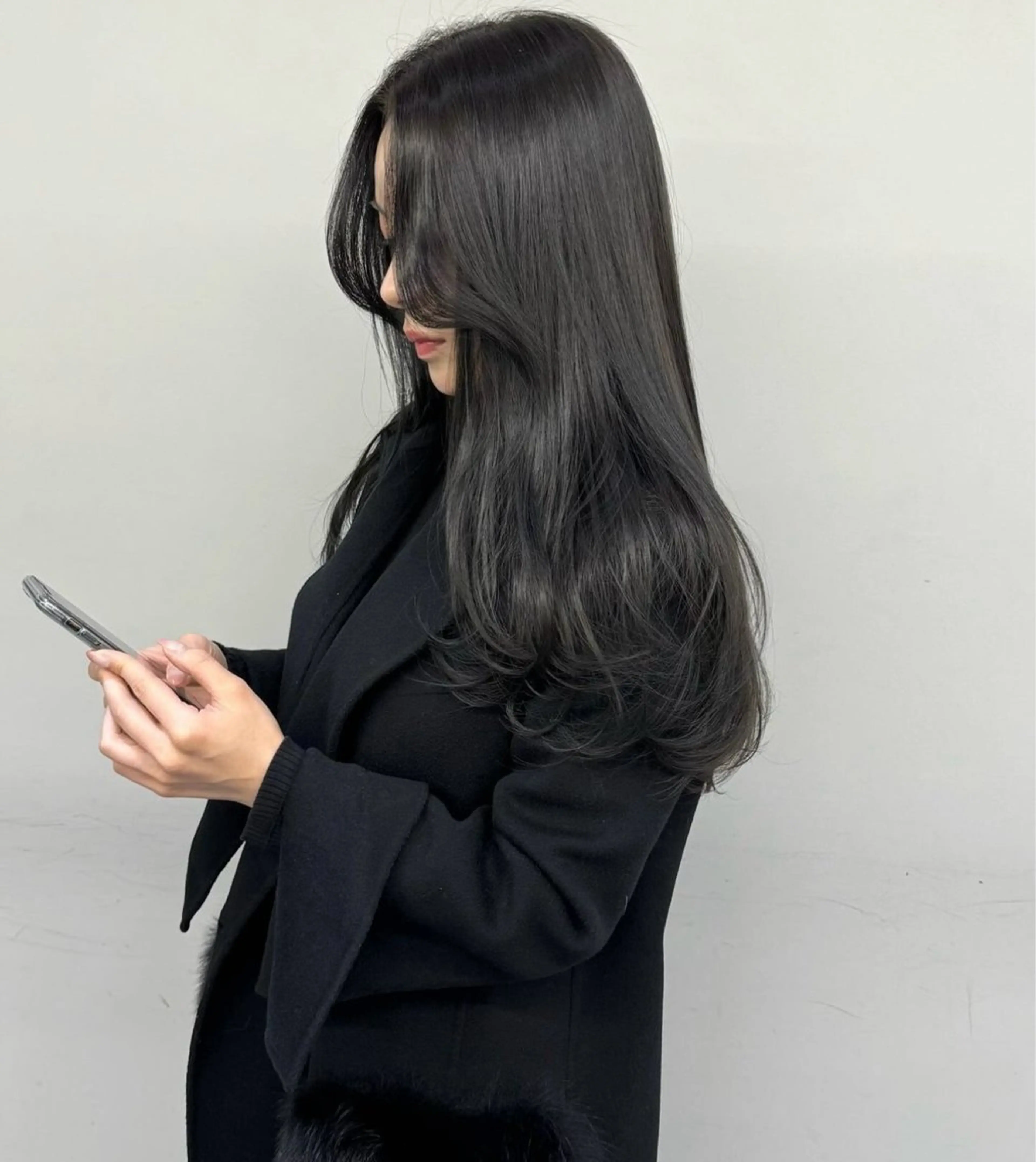 ロング カット 縮毛矯正 AHNKISM所属・髪質改善/艶カラー HANAのヘアスタイル