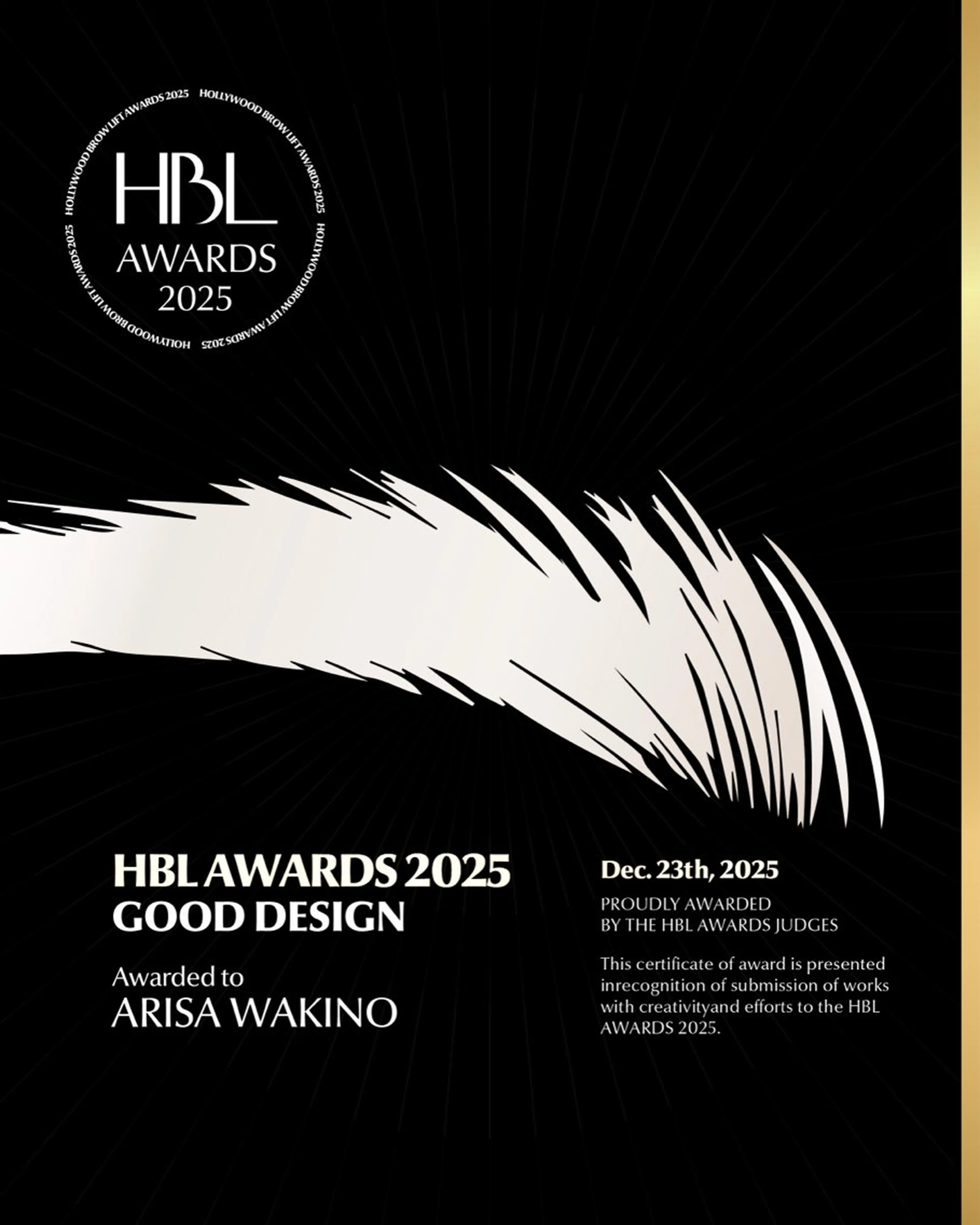 アイブロウ ワックス脱毛 その他(アイブロウ) The Gift所属・アイブロウリスト Arisaの眉毛・アイブロウイメージ