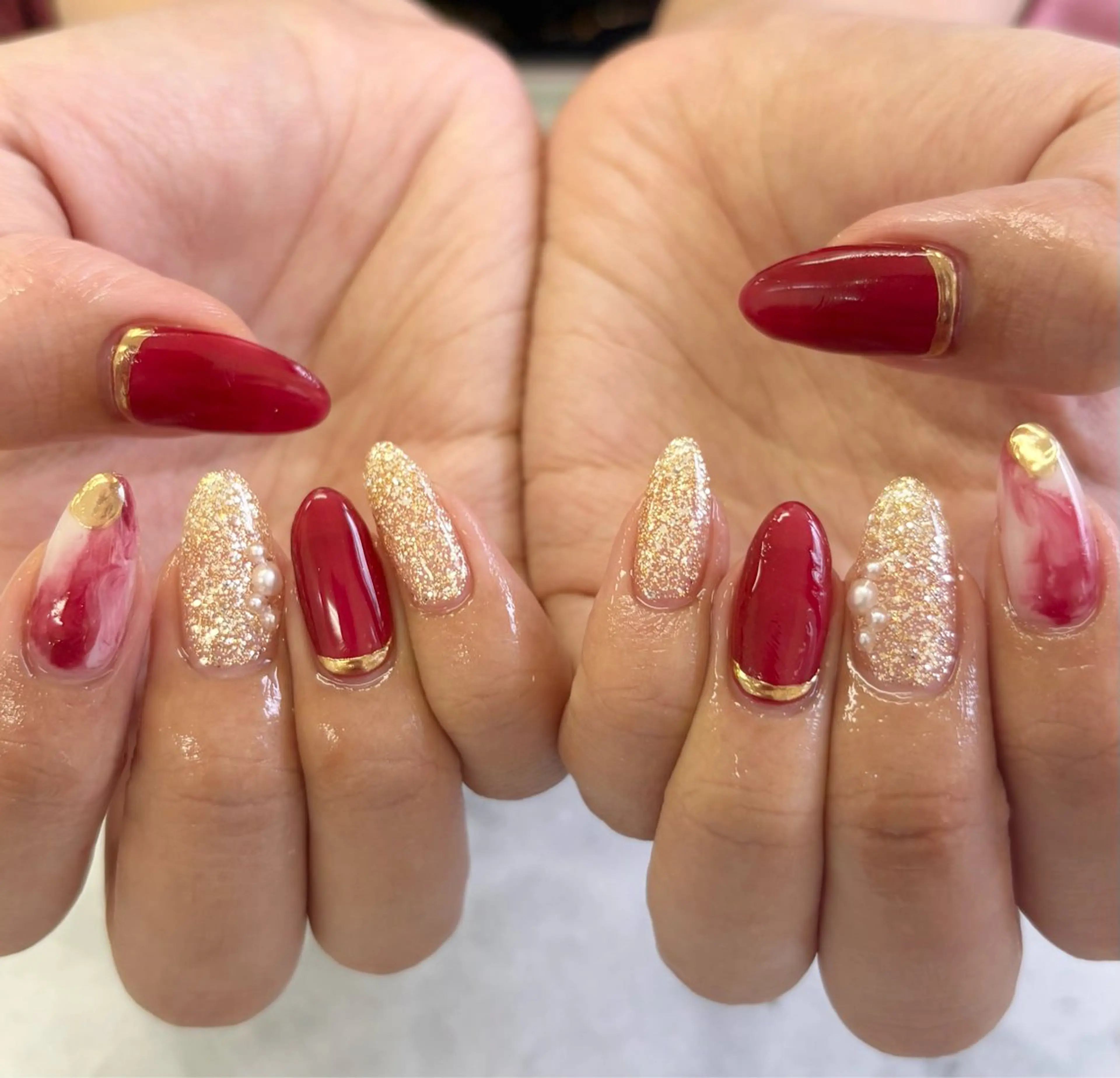 ネイル Bianca関内 USUI🐢のネイルデザイン