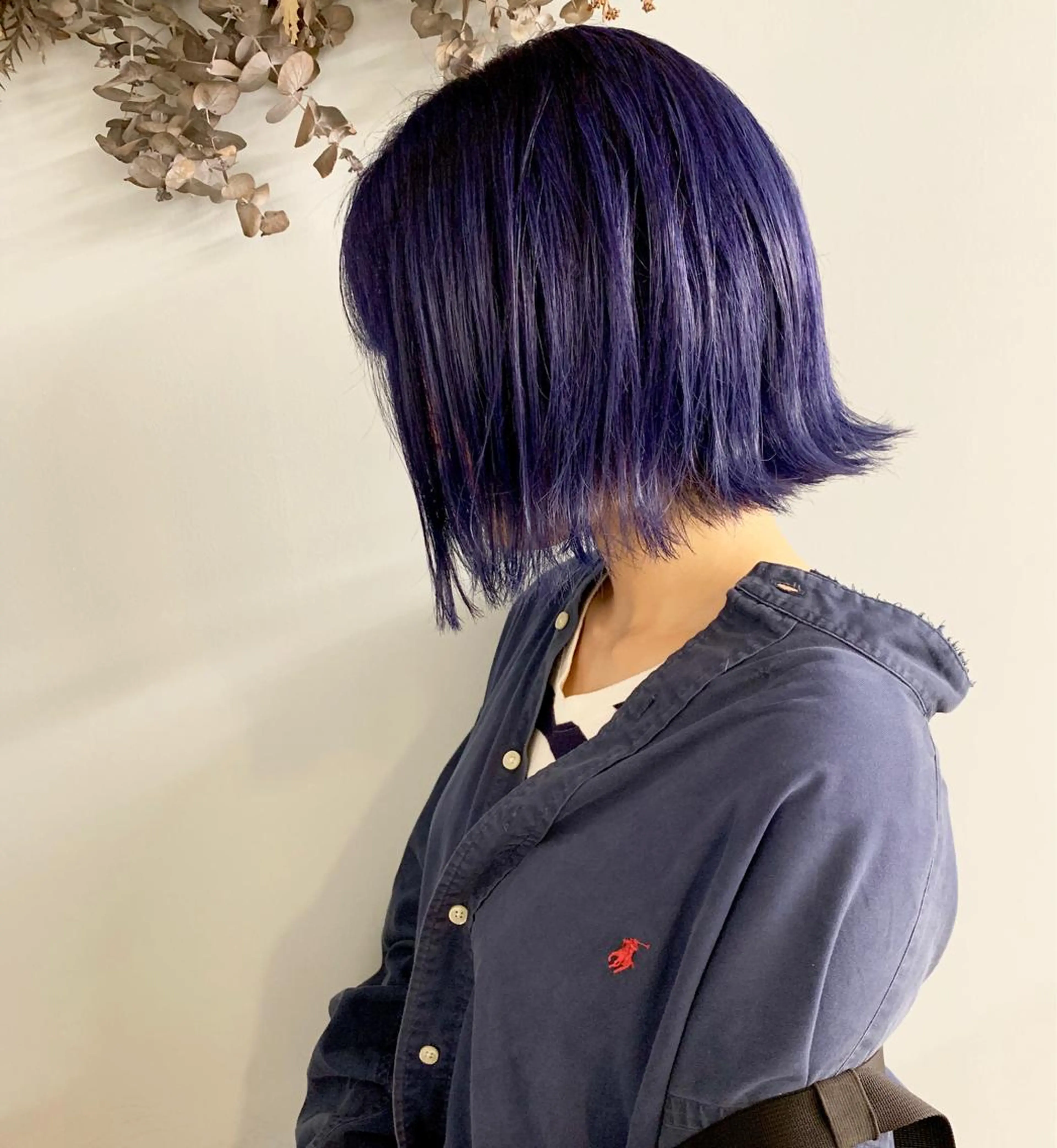ミディアム カラー leben serikaのヘアスタイル