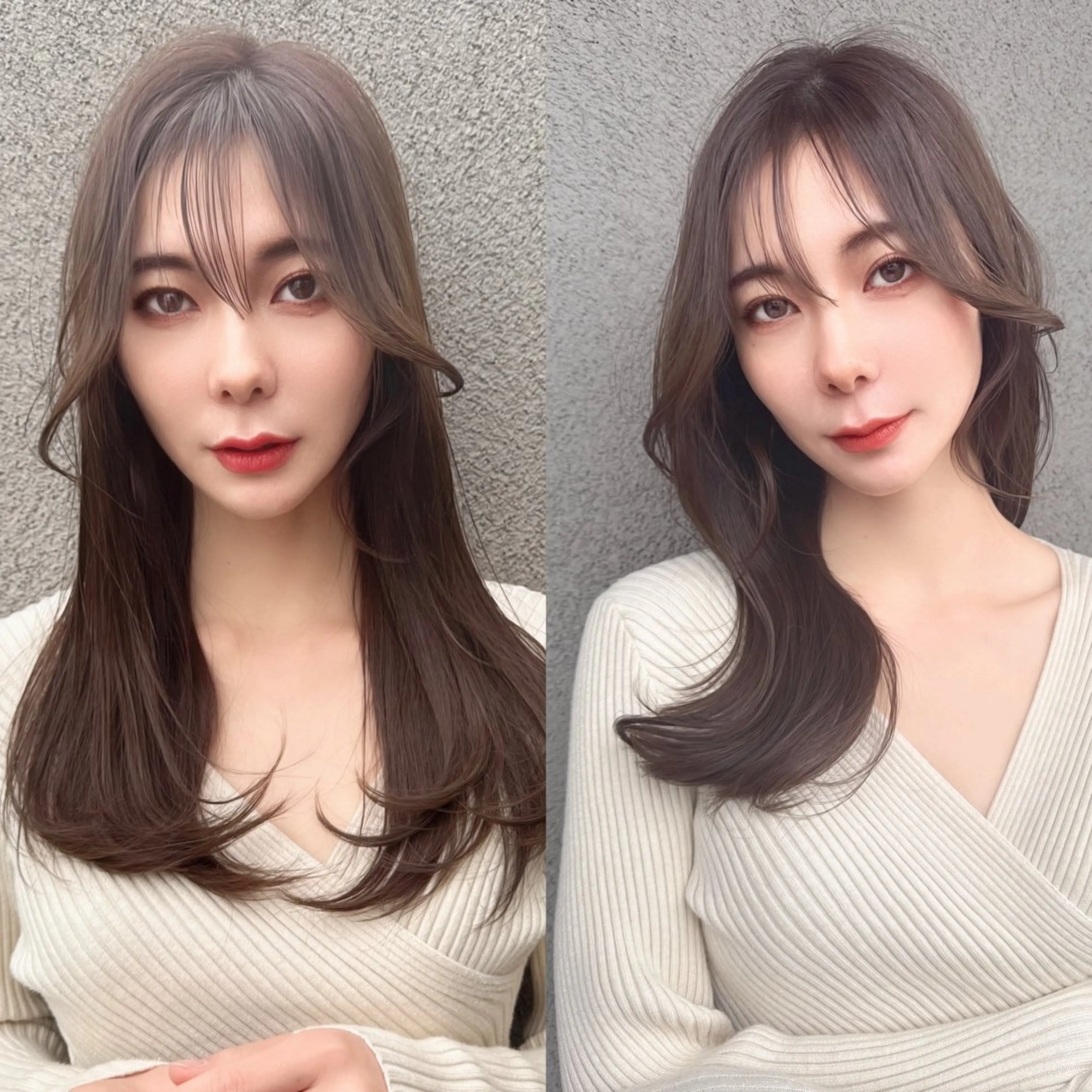 ロング トリートメント カット ヘアカラー トリートメント 似合わせ松本 容政のヘアスタイル