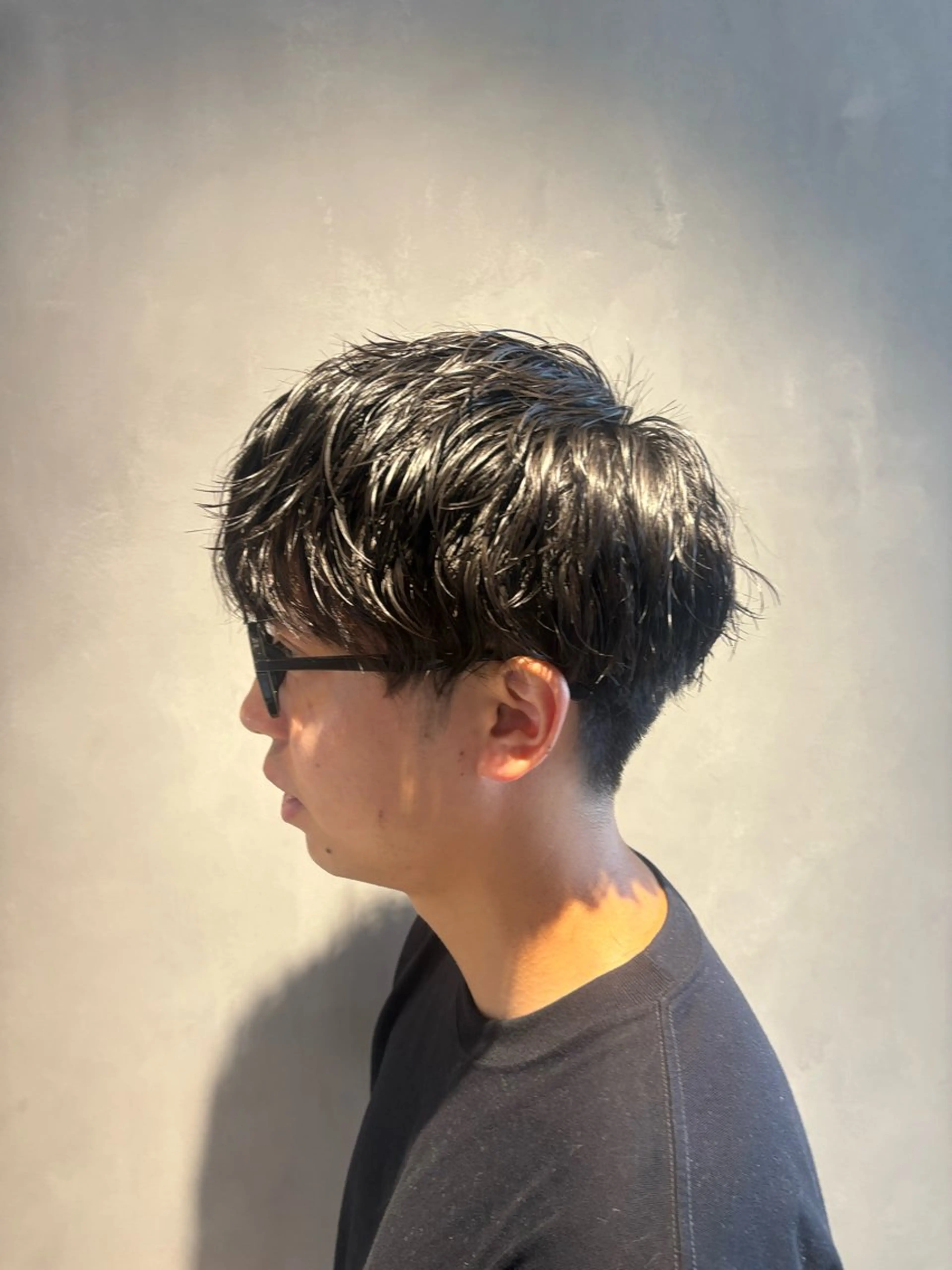 ショート パーマ メンズ メンズパーマ ニュアンスパーマ 10〜30代垢抜けメ ンズ特化/入沢花音の眉毛・アイブロウイメージ