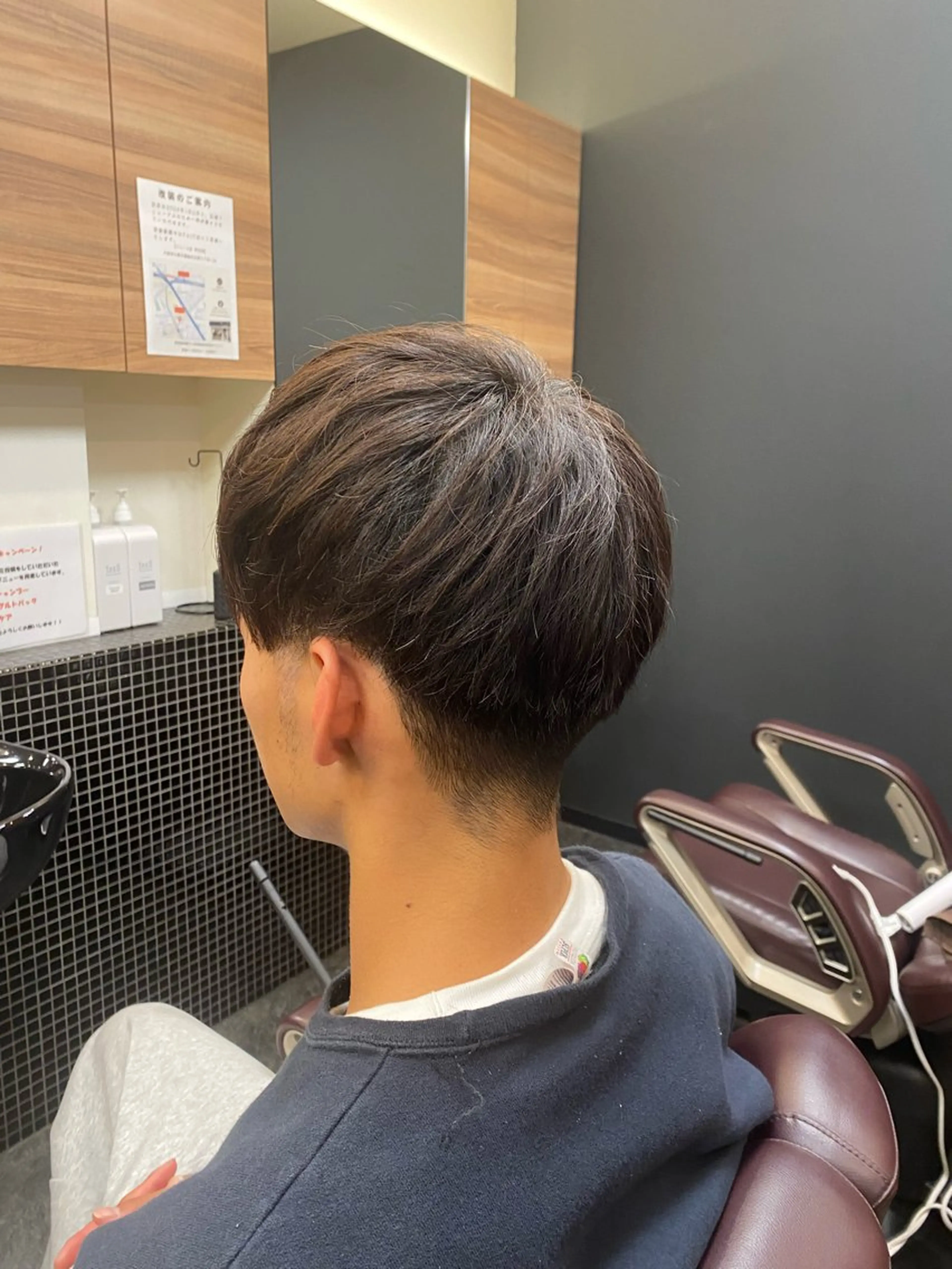 ショート メンズ メンズカット０円 モデル募集野田阪神のヘアスタイル