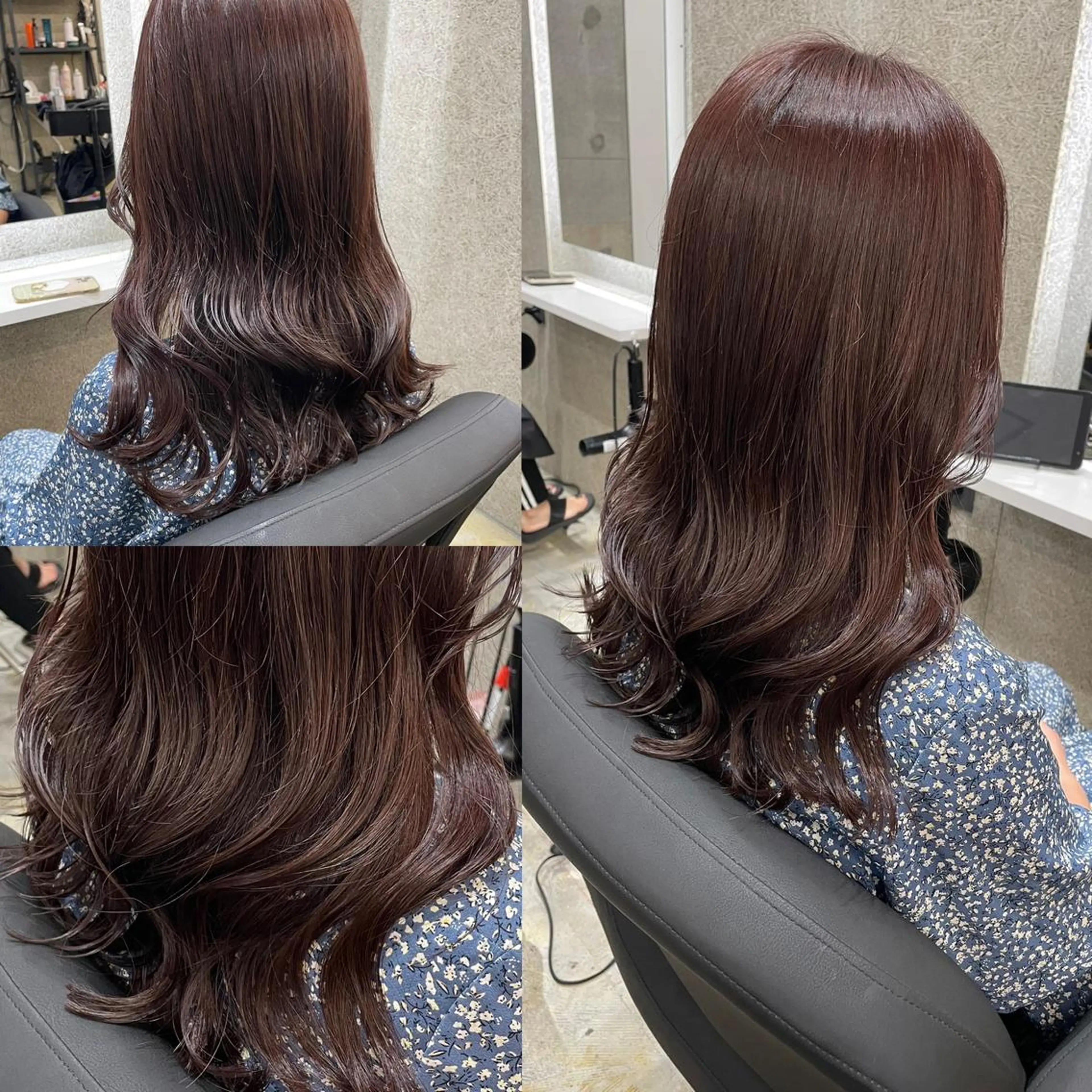 セミロング カラー ヘアアレンジ セミロングパーマ バレイヤージュ ミストバング ベージュカラー ブリーチ ヘアカラー トリートメント 韓国風レイヤー ハイトーンRYOTAのヘアスタイル