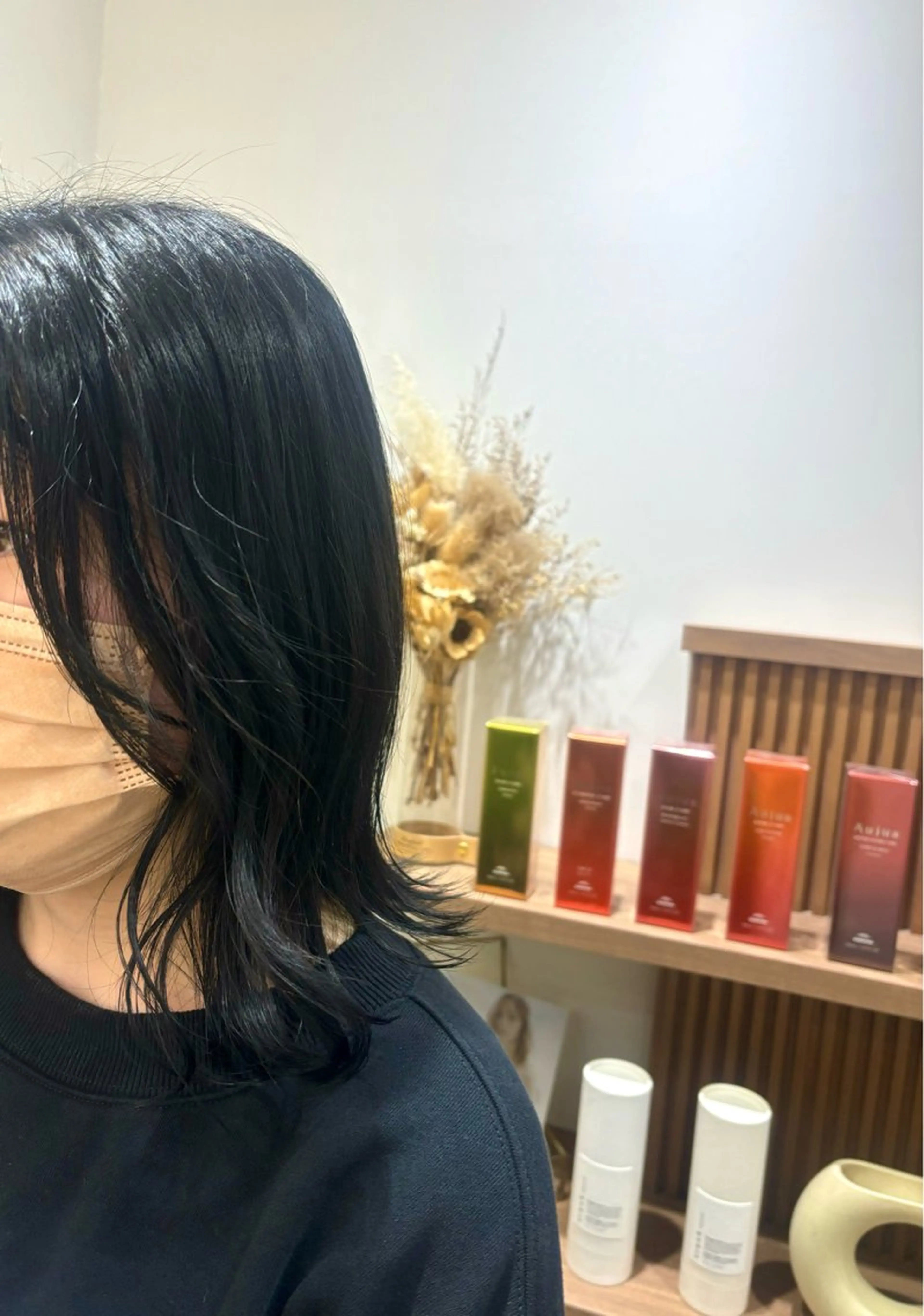 ミディアム 宮本 エリカのヘアスタイル