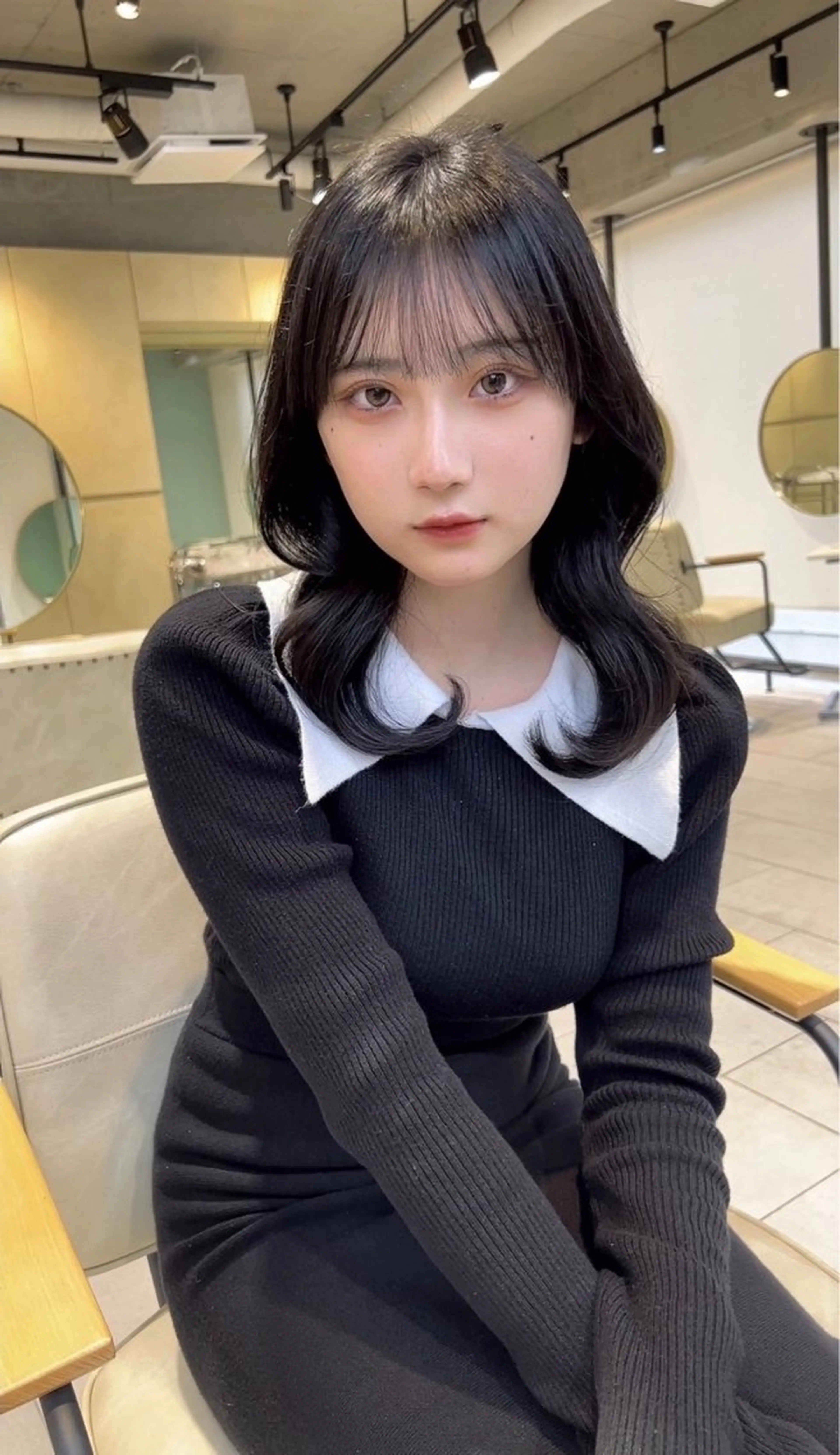 セミロング 無料カットモデル募集 まっすー🎩のヘアスタイル